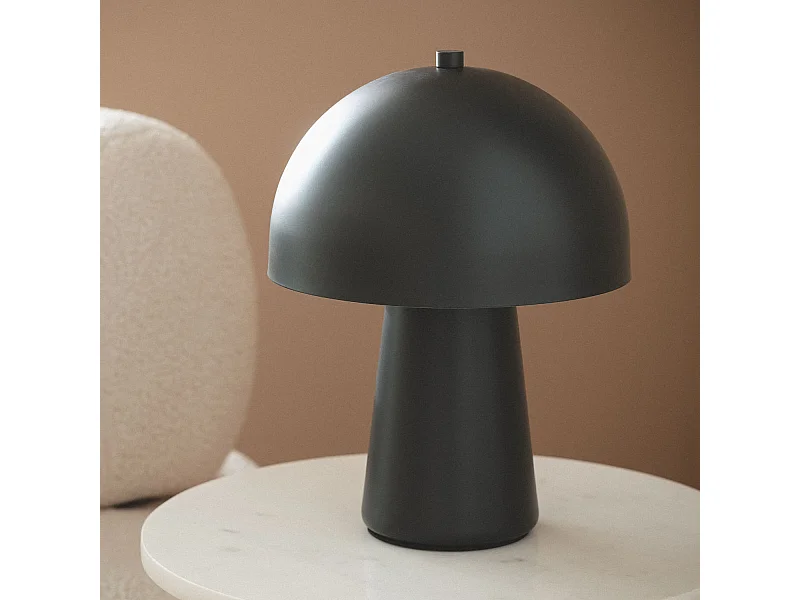 Lampada da Tavolo Metallo Quinga Nero