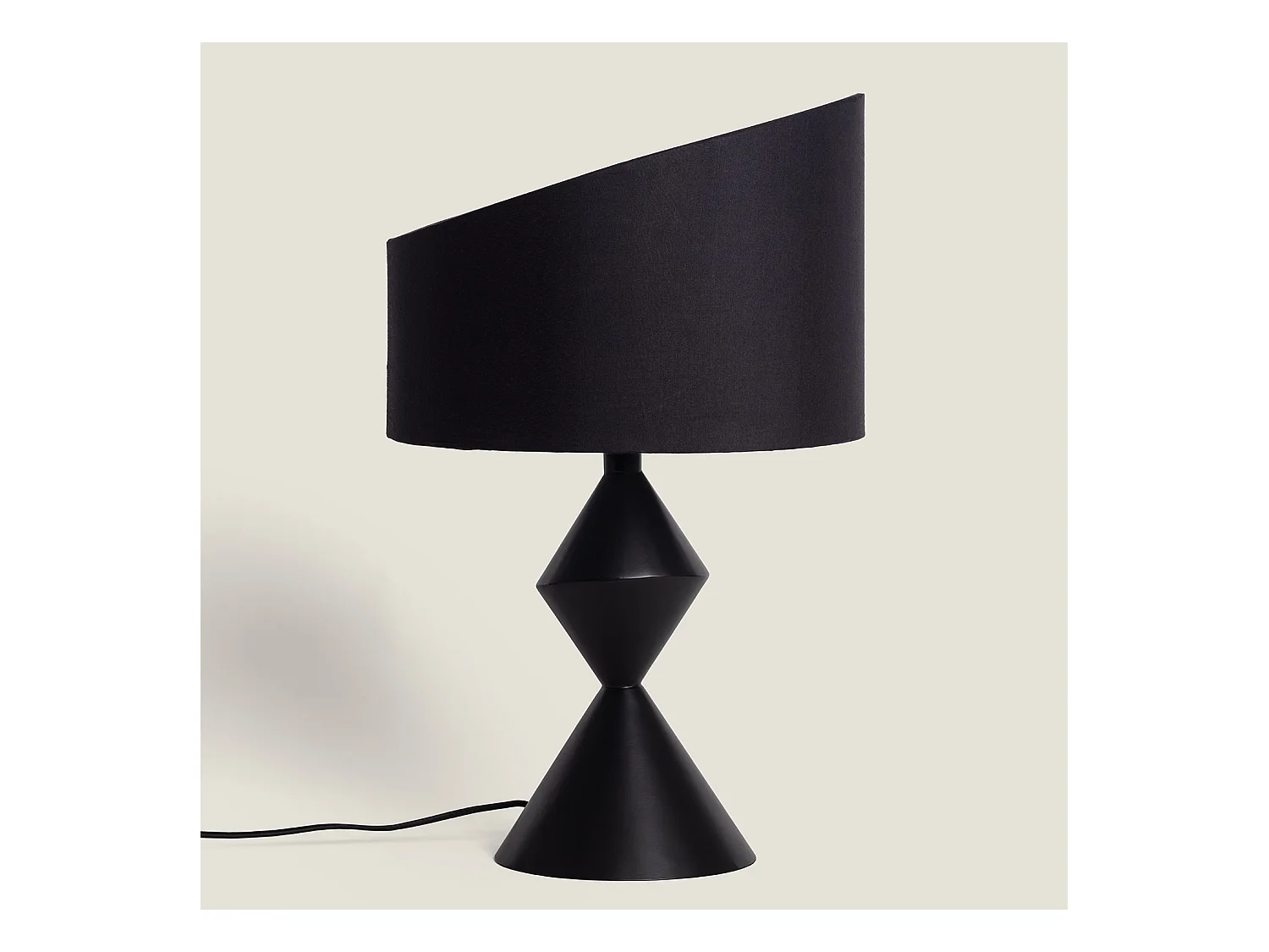 Lampe à Poser Métal Ryhall Noir