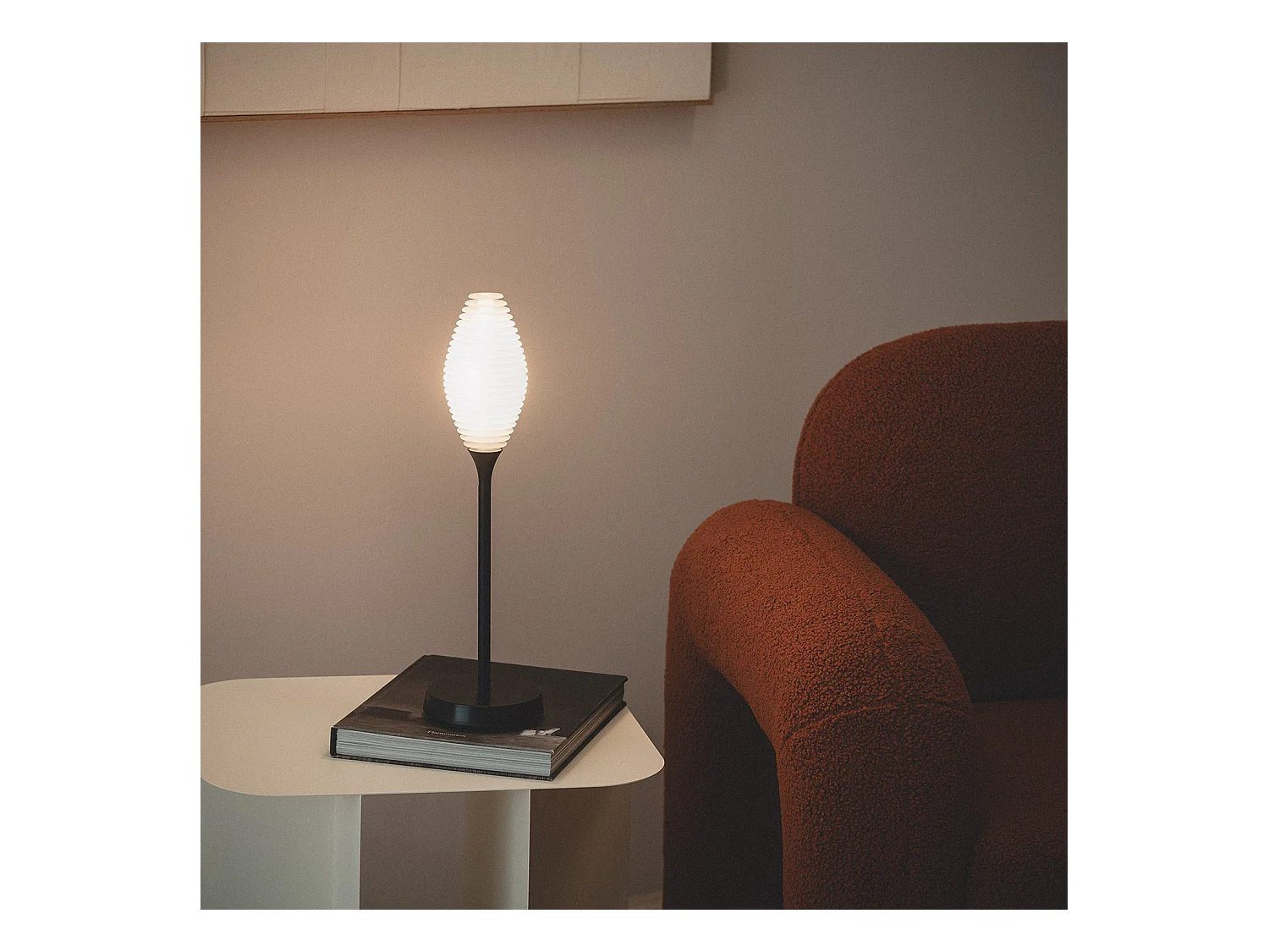 Lampada da Tavolo LED 3W Portatile con Batteria USB Ricaricabile Dukuza Nero
