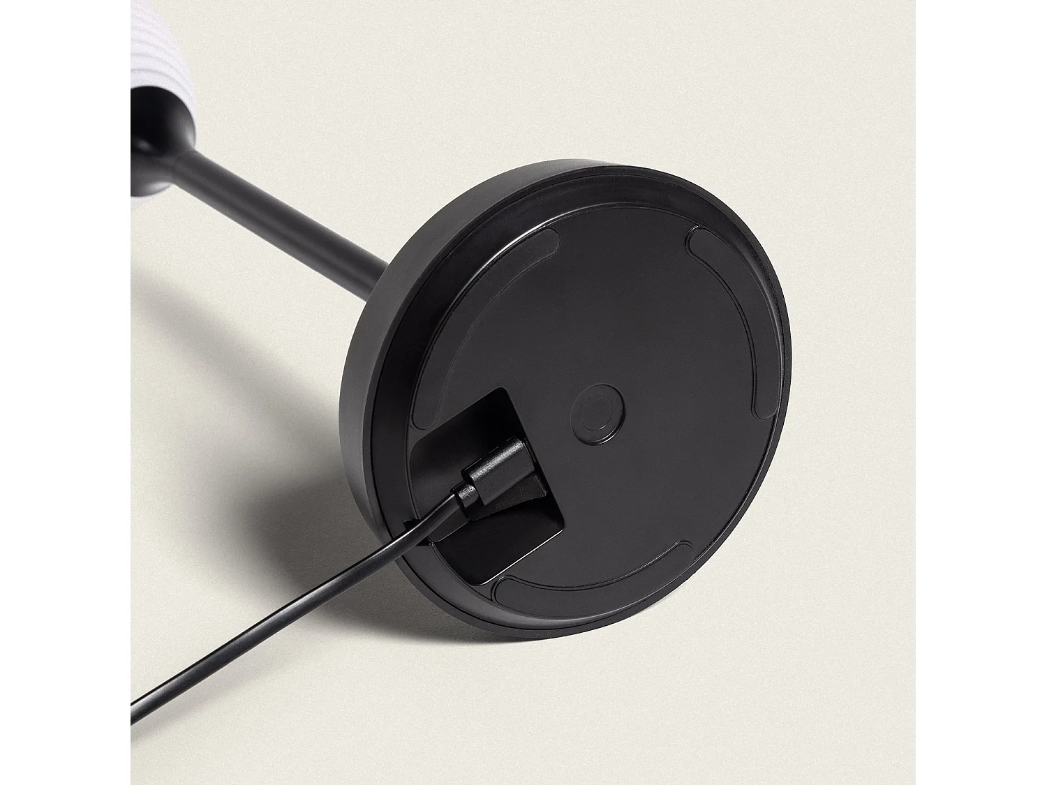 Lampada da Tavolo LED 3W Portatile con Batteria USB Ricaricabile Dukuza Nero