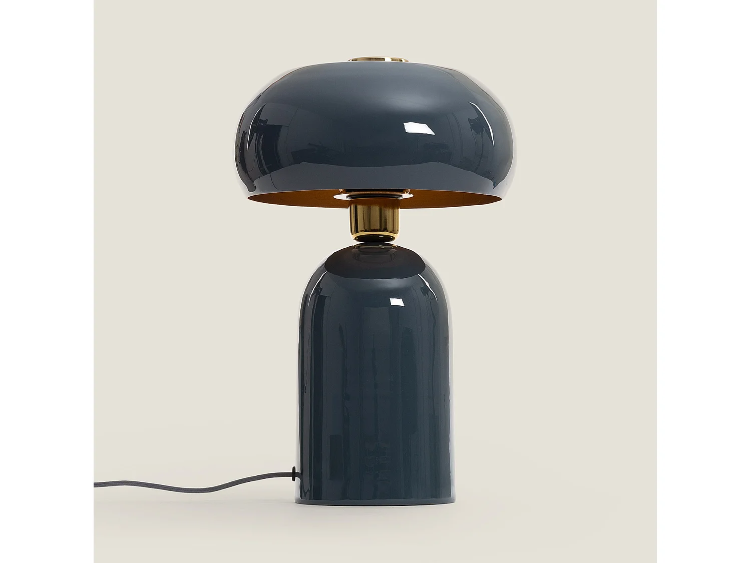 Lampe à Poser Métal Dhanuk Bleu