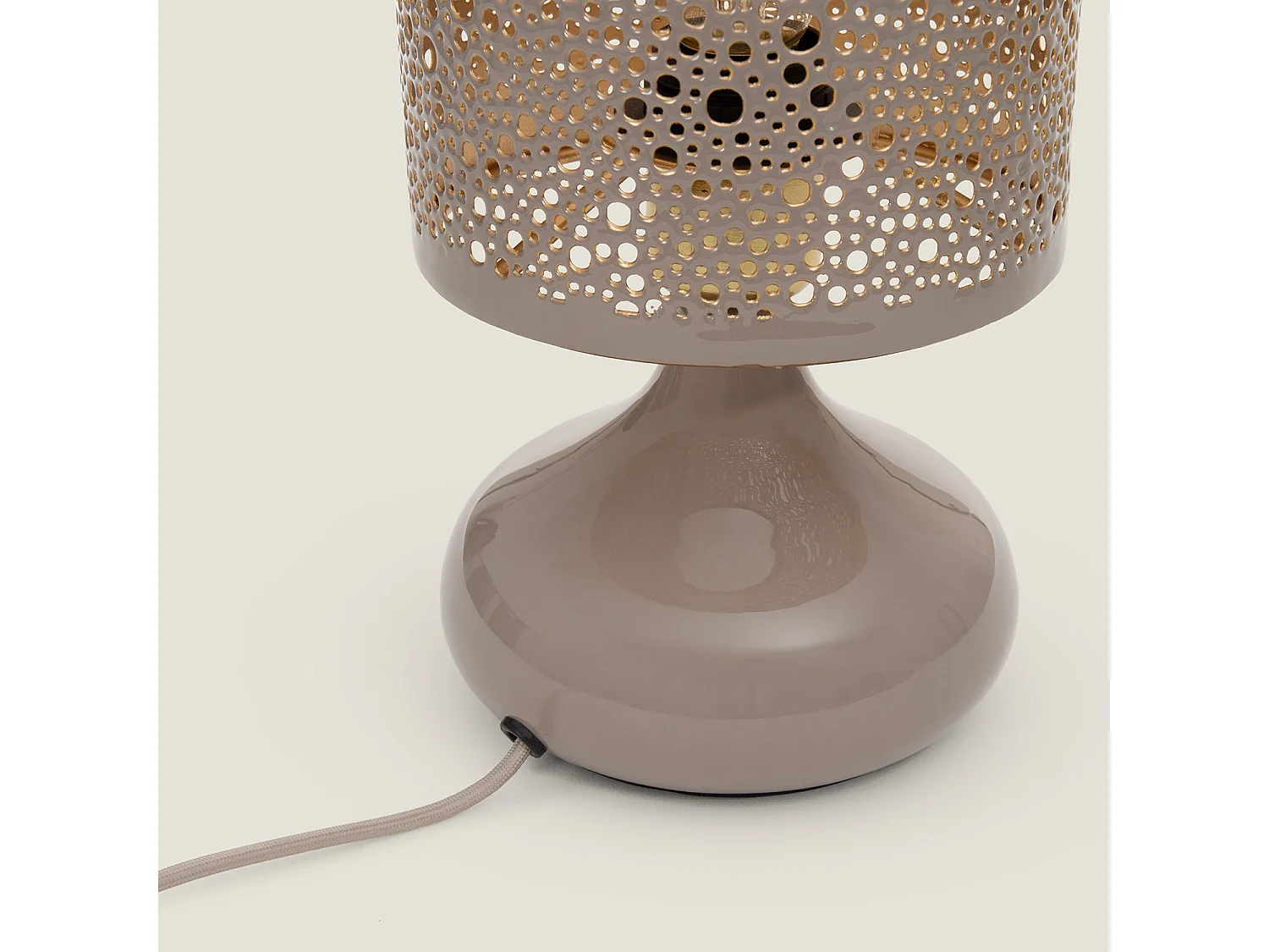 Lampada da Tavolo Metallo Harish Tortora