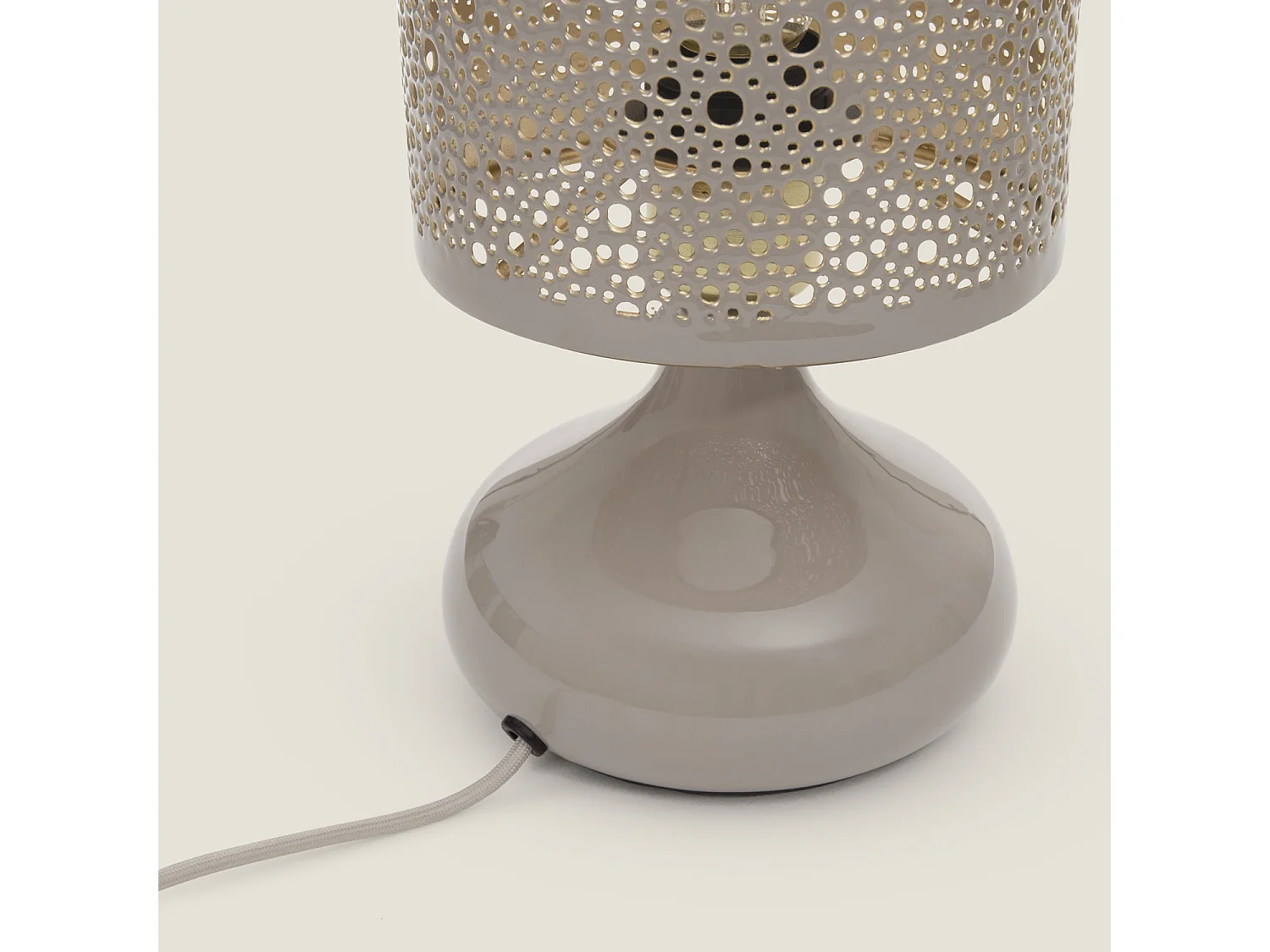 Lampe à Poser Métal Harish Taupe