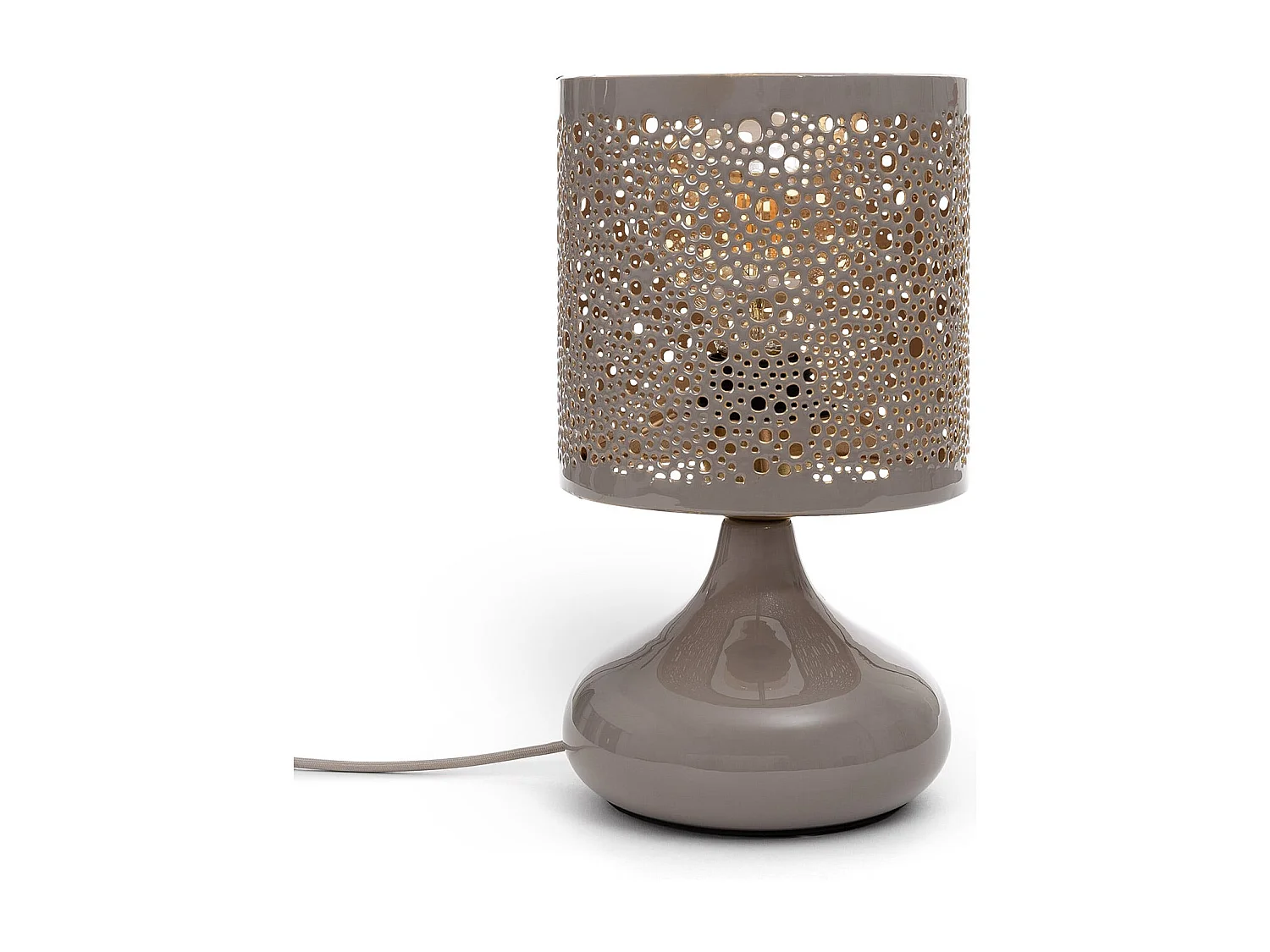 Lampe à Poser Métal Harish Taupe