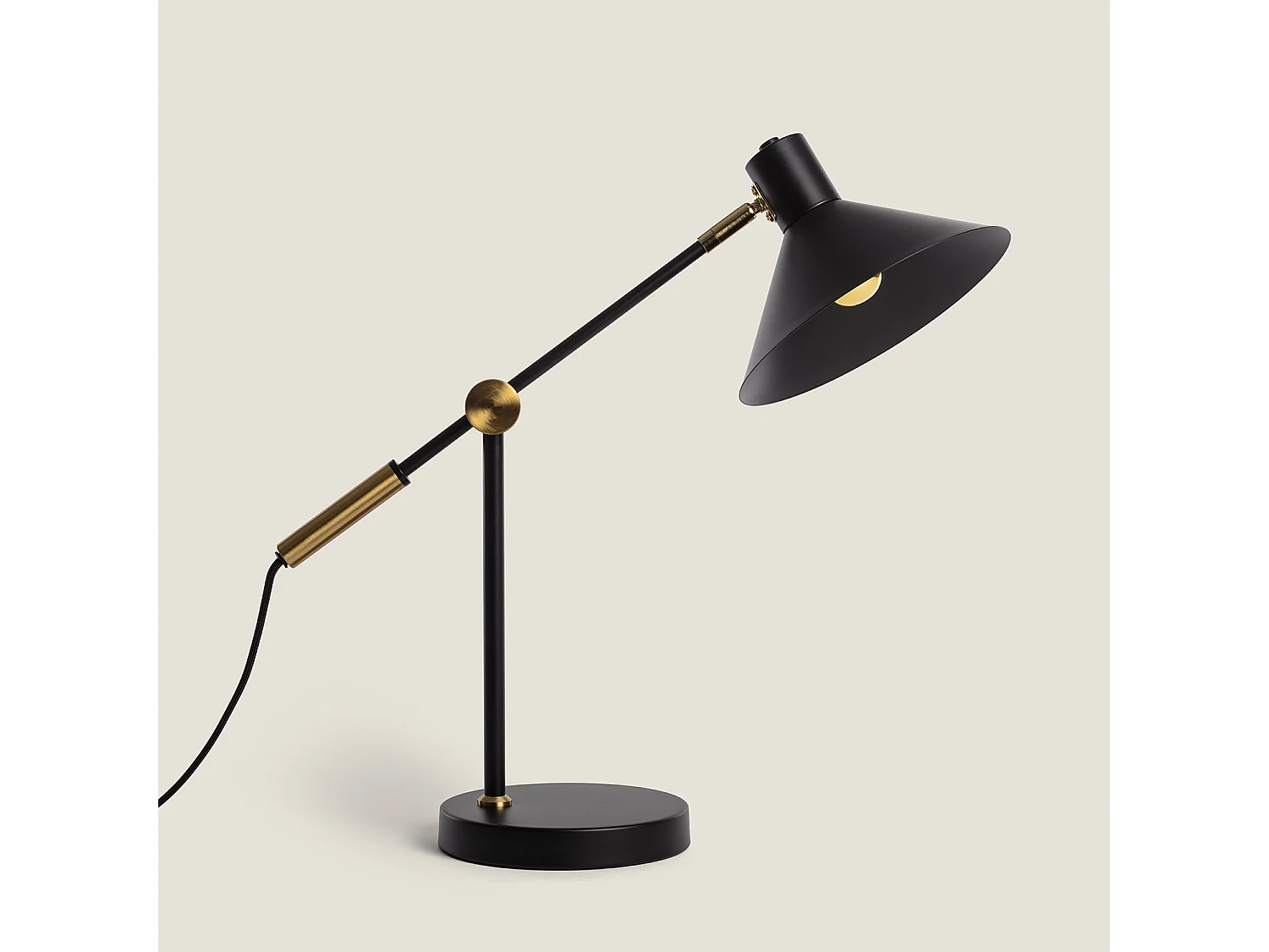 Lampe à Poser Métal Aleya Noir