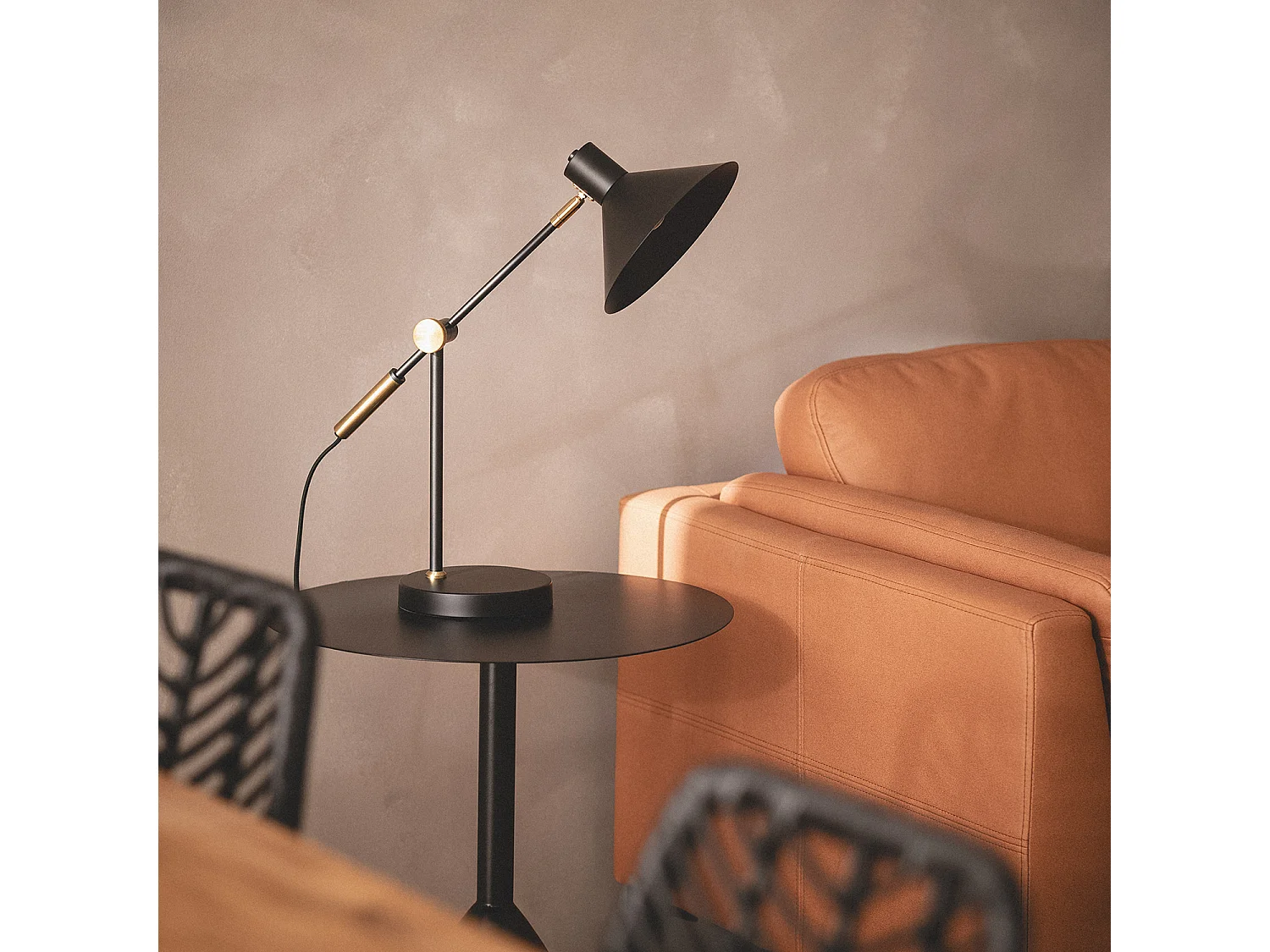 Lampe à Poser Métal Aleya Noir