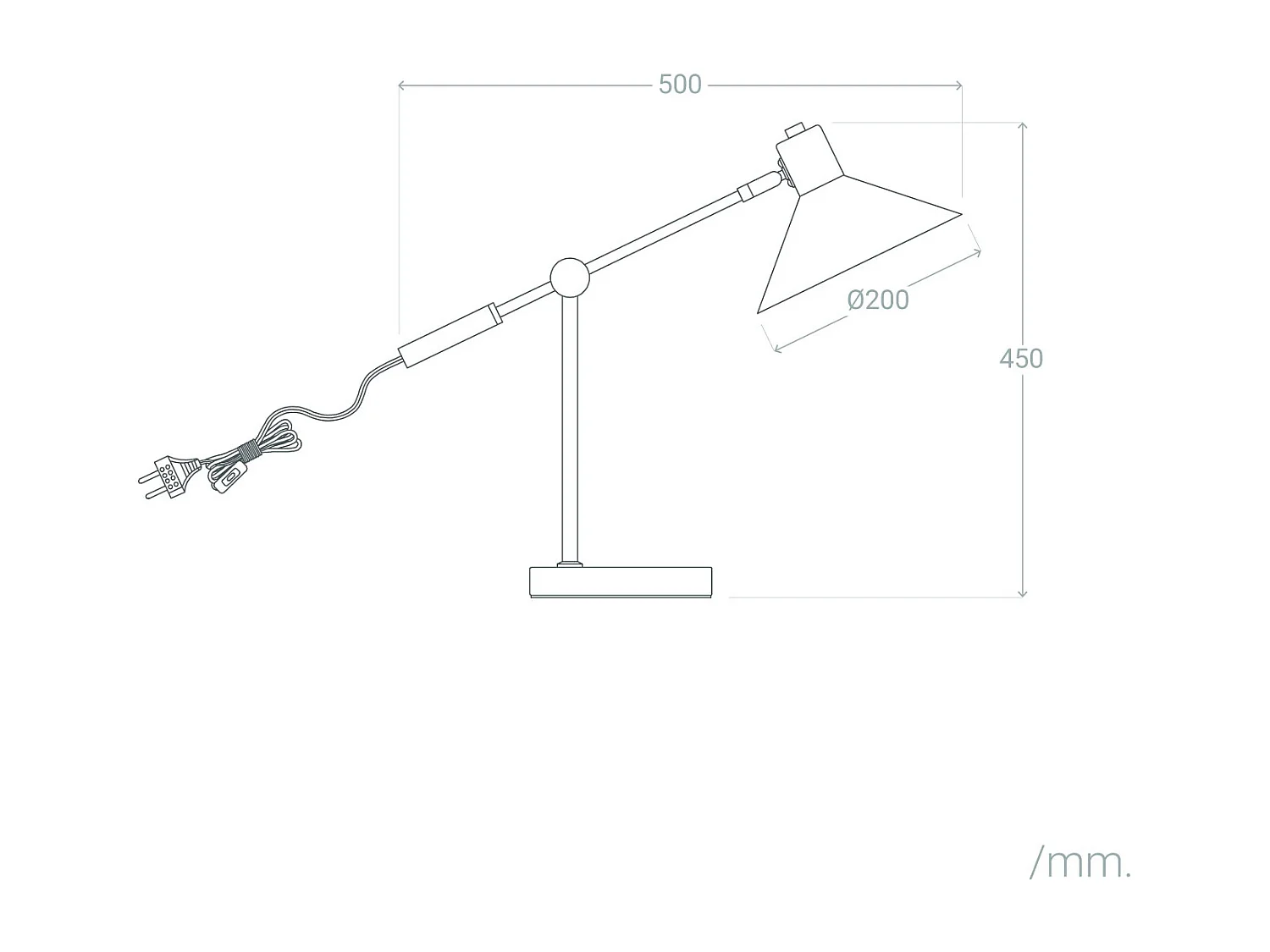 Lampe à Poser Métal Aleya Noir