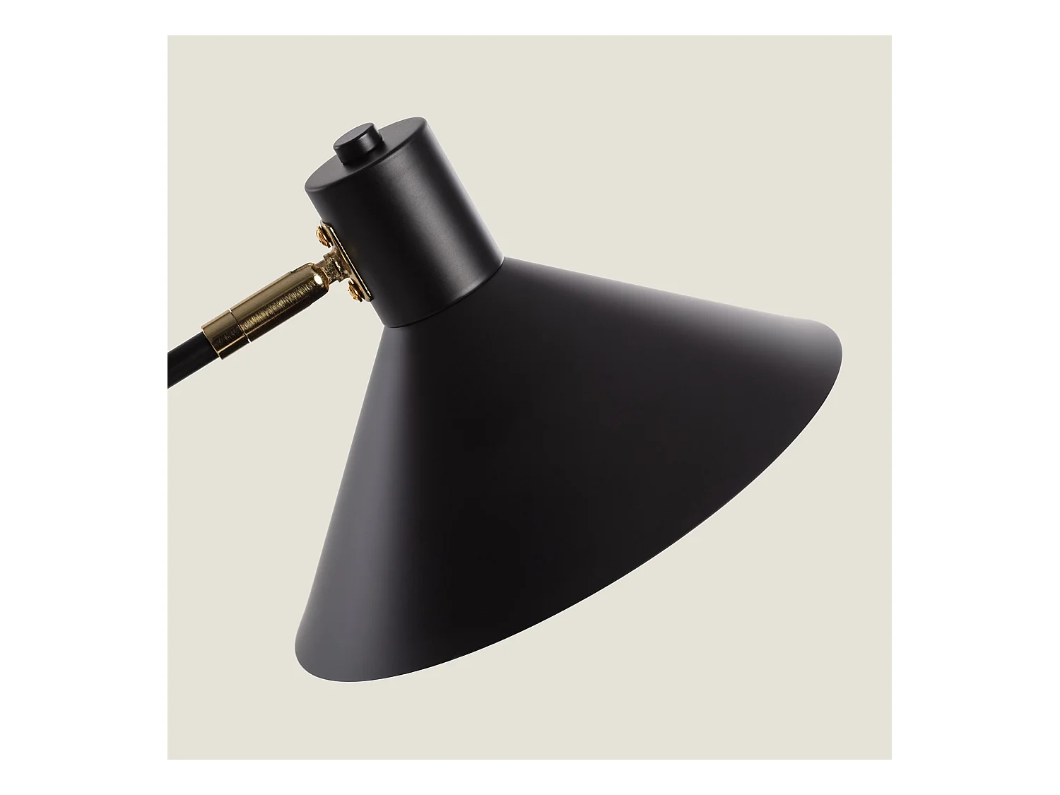 Lámpara de Mesa Metal Aleya Negro