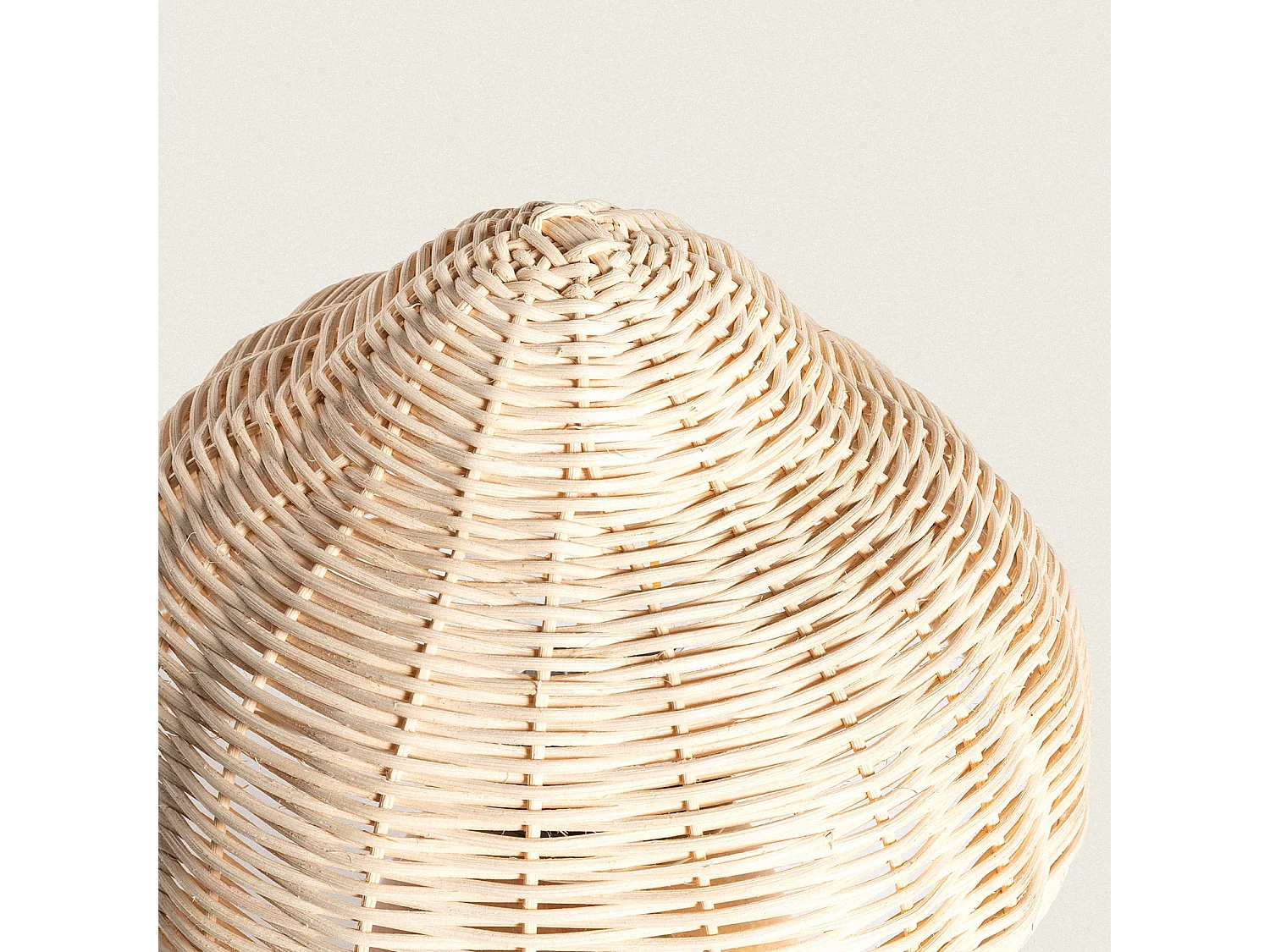 Lámpara de Mesa Madera y Ratán Karava Natural