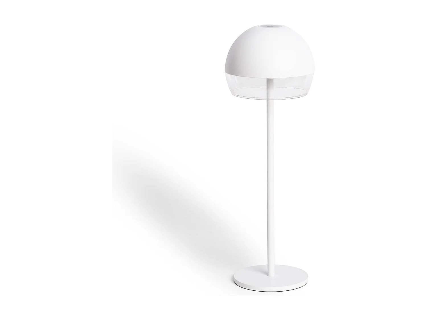 Lampada da Tavolo LED 3W Portatile per Esterni con Batteria USB Ricaricabile Adair Bianco