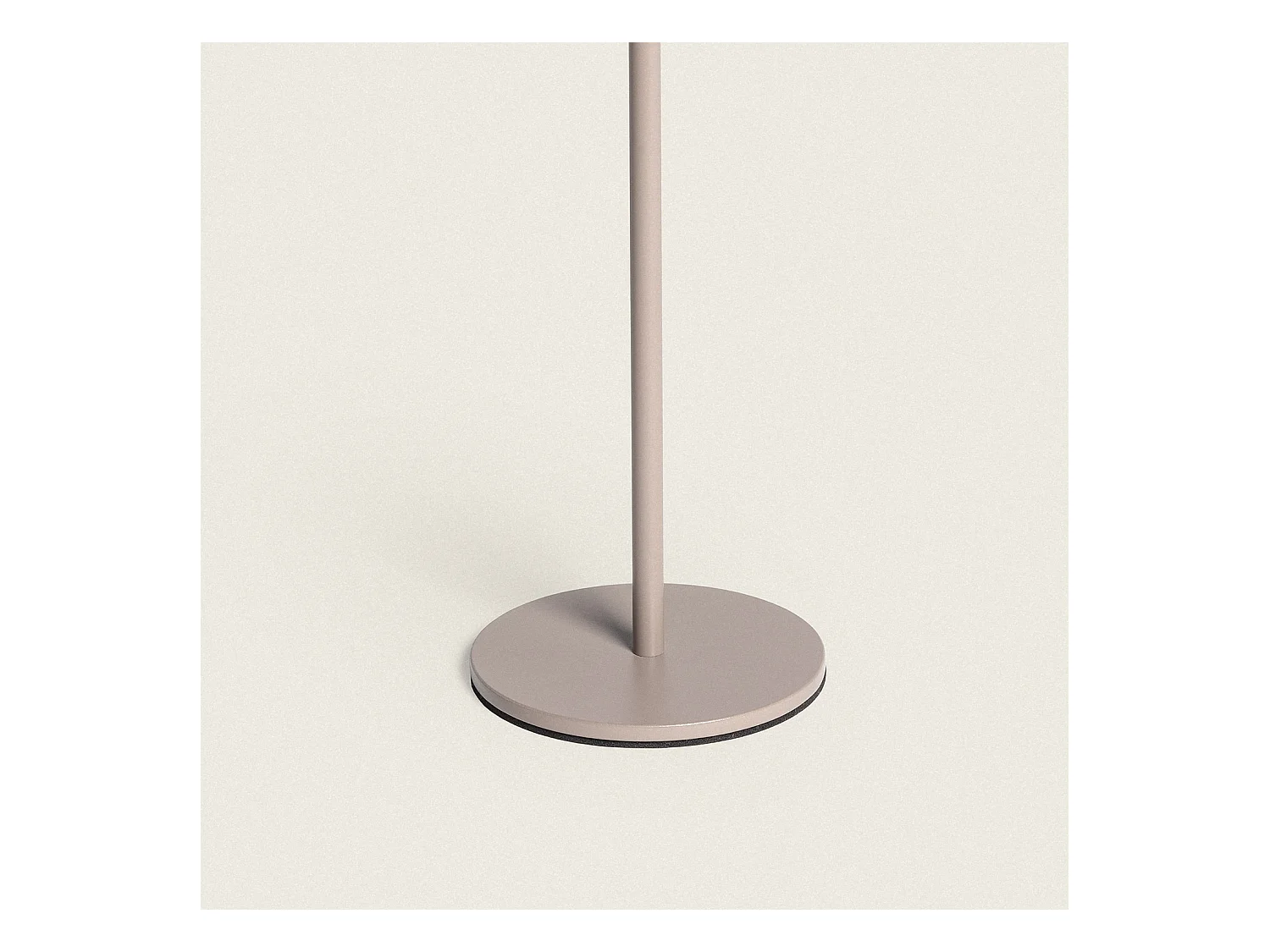 Lampe à Poser LED 2W Portable avec Batterie USB Rechargeable Mounka Round. Taupe