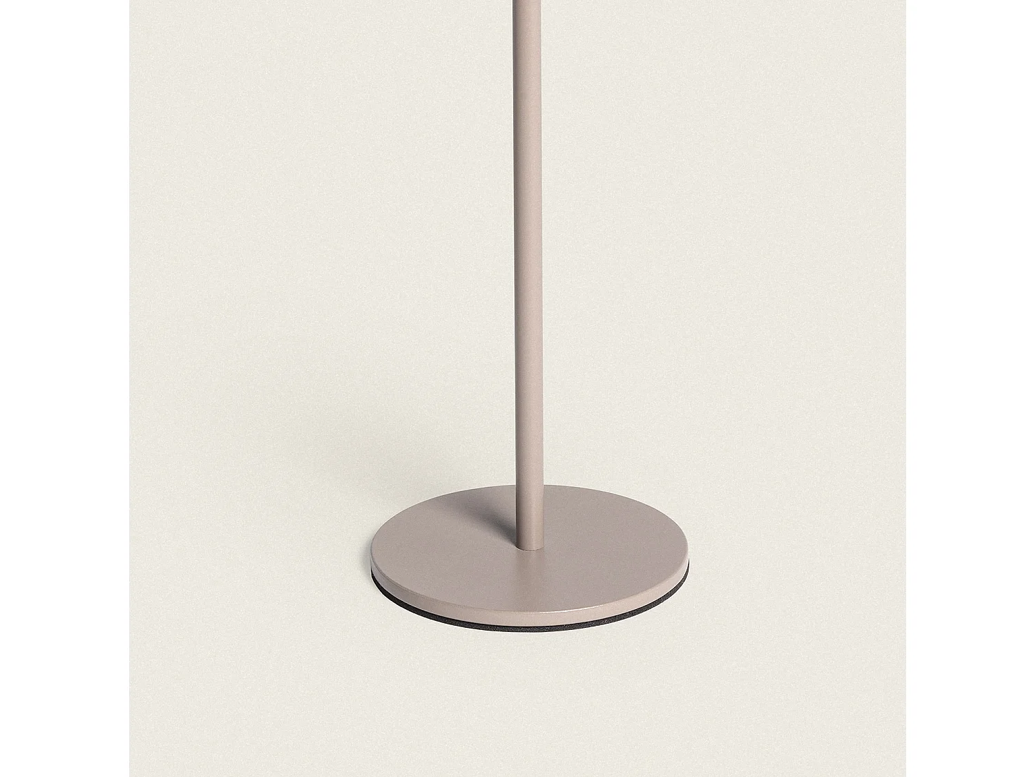 Lampe à Poser LED 2W Portable avec Batterie USB Rechargeable Mounka Round. Taupe