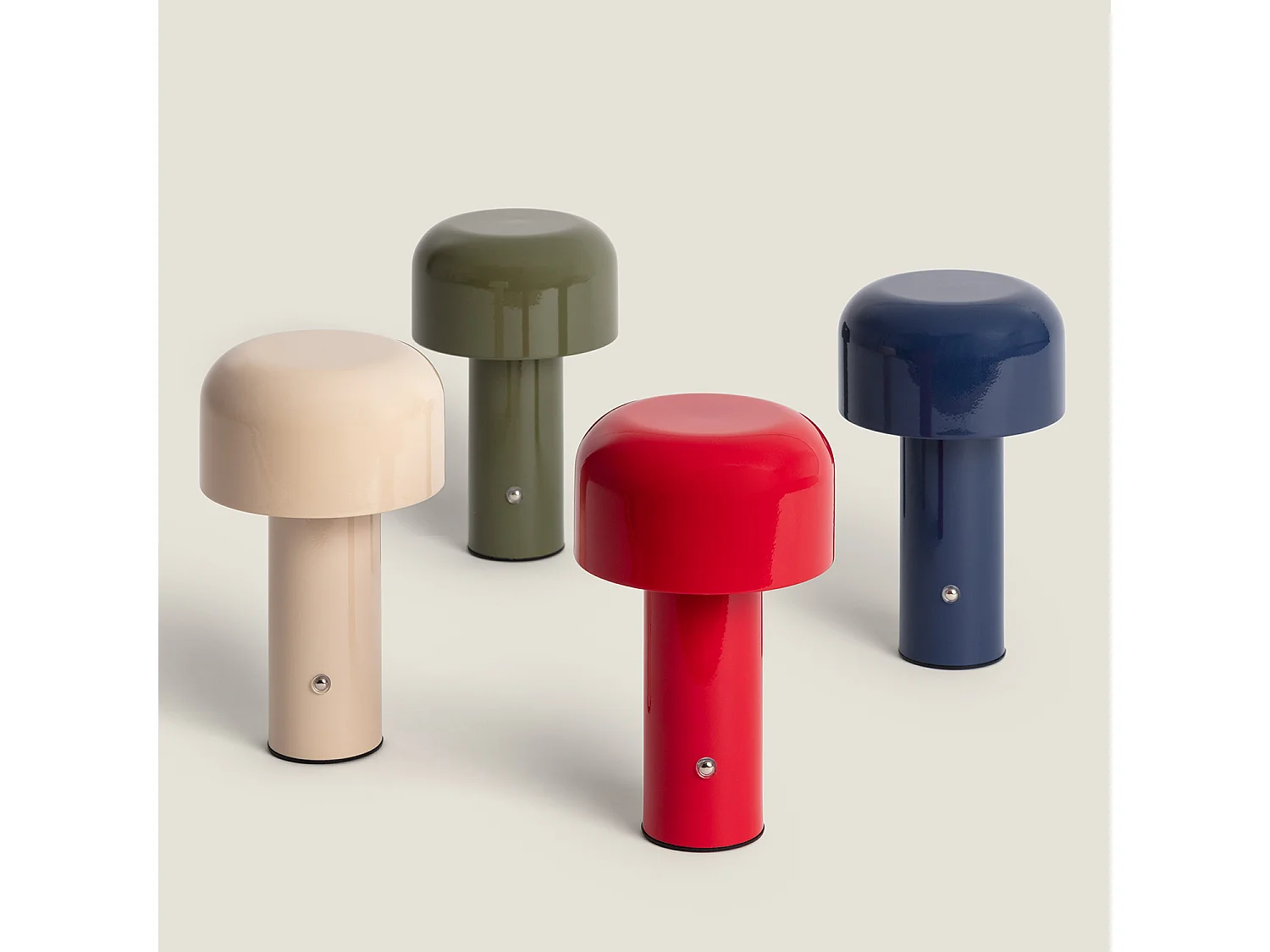 Lampe à Poser LED 2W Portable Métal avec Batterie USB Rechargeable Zaipi Bleu