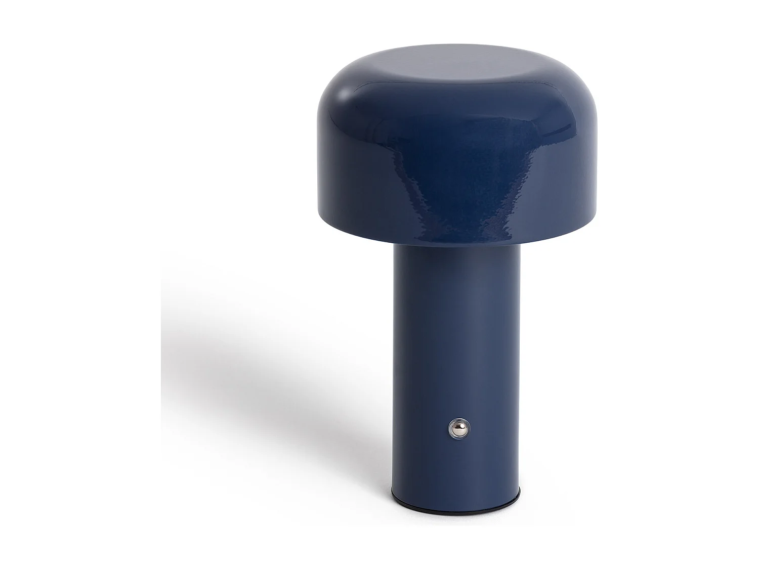 Lampada da Tavolo LED 2W Portatile Metallo con Batteria USB Ricaricabile Zaipi Azzurro