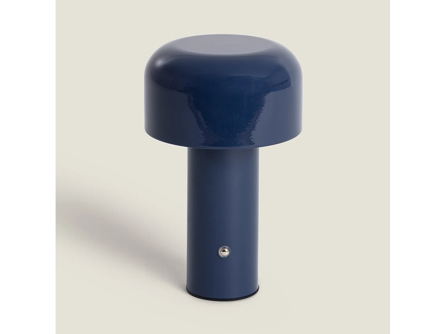 Lampada da Tavolo LED 2W Portatile Metallo con Batteria USB Ricaricabile Zaipi Azzurro
