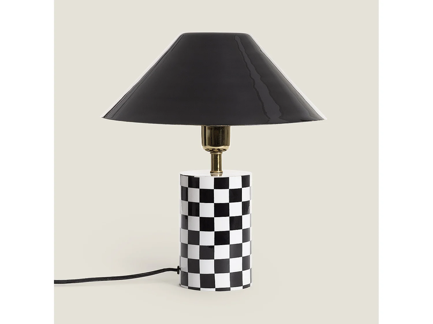 Lampada da Tavolo Metallo Brijesh Giallo