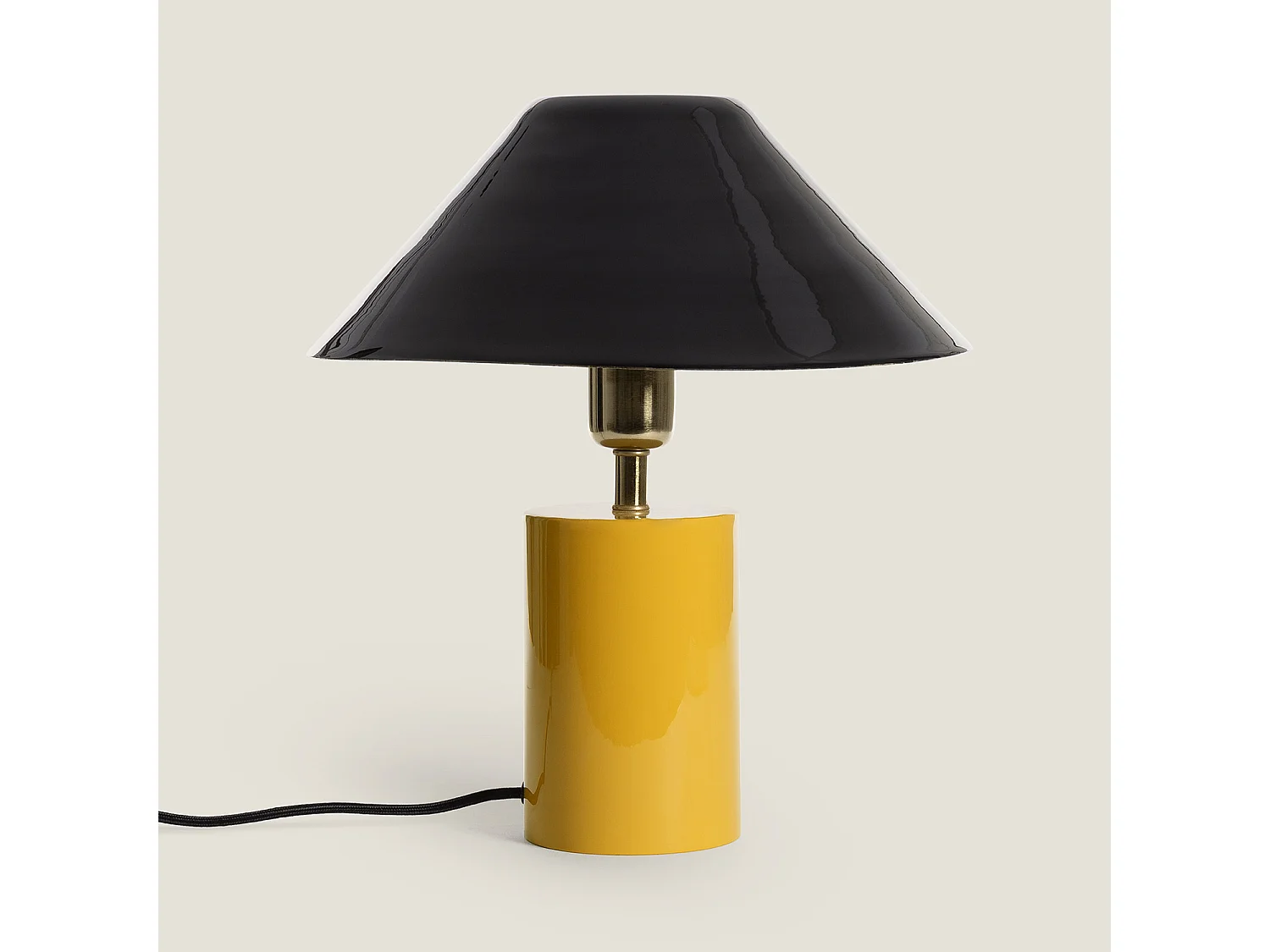 Lampada da Tavolo Metallo Brijesh Giallo