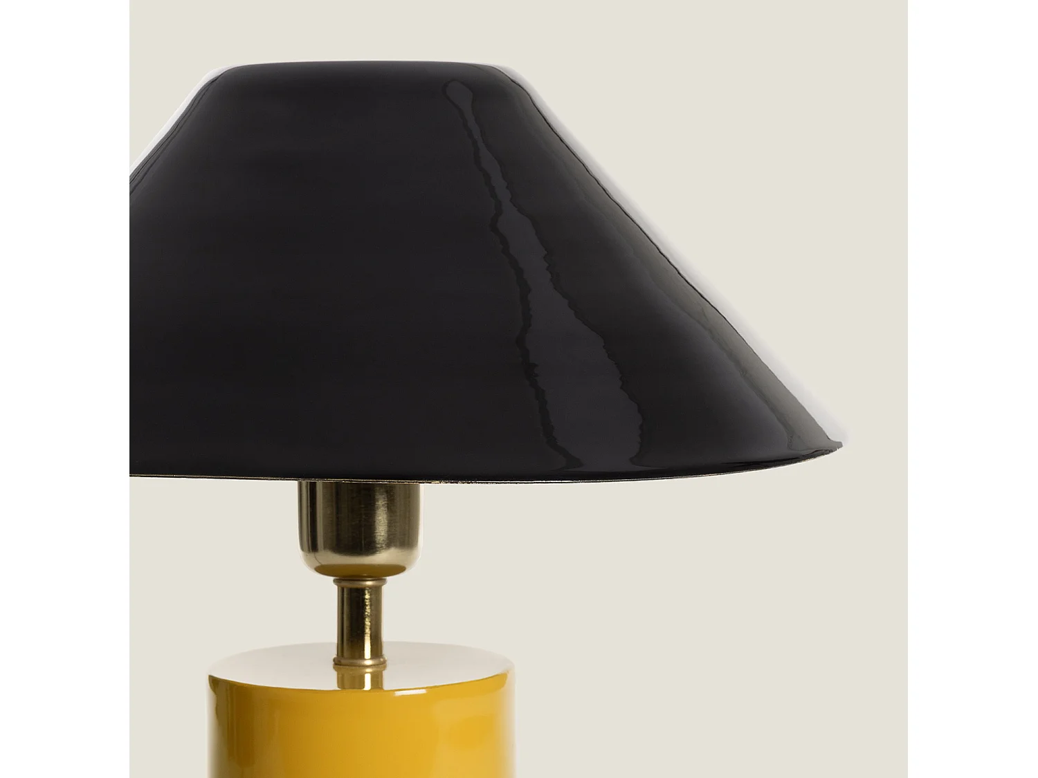 Lampada da Tavolo Metallo Brijesh Giallo
