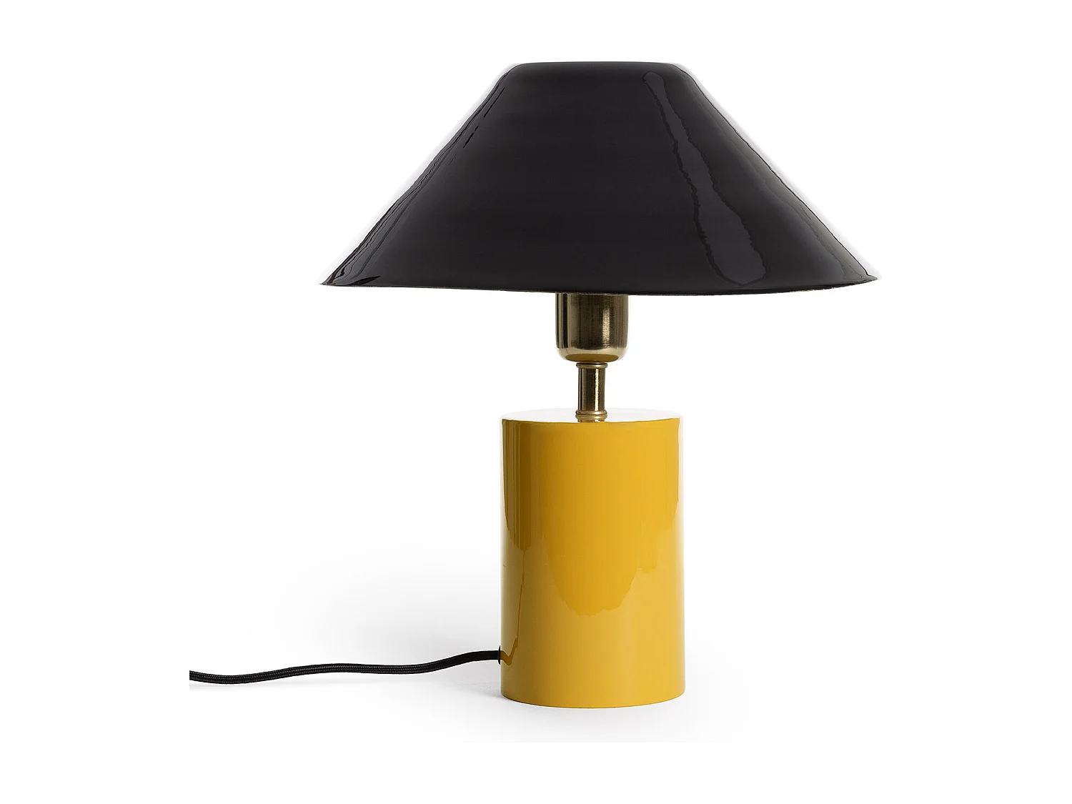 Lampada da Tavolo Metallo Brijesh Giallo
