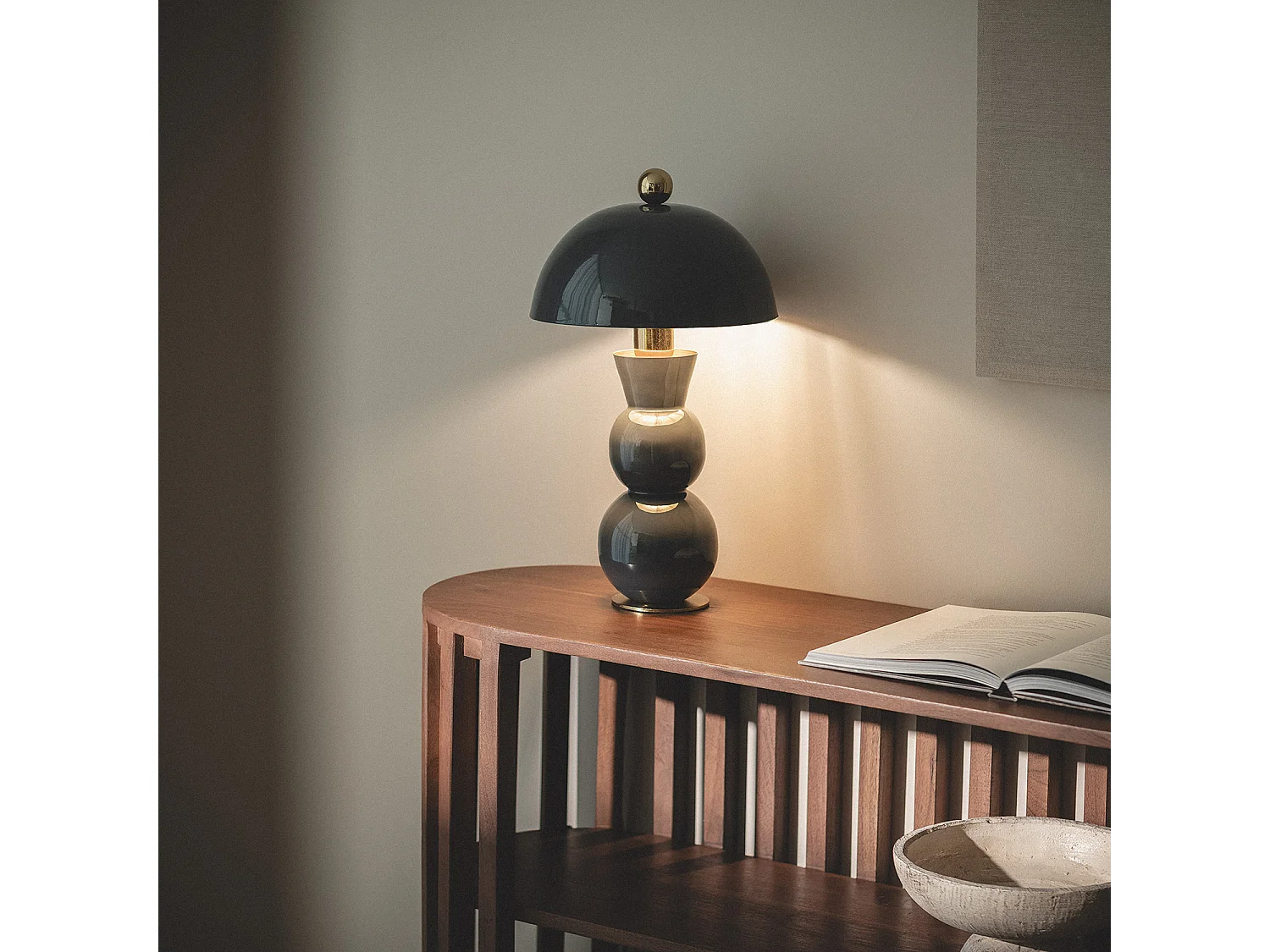 Lampe à Poser Métal Onkar Bleu