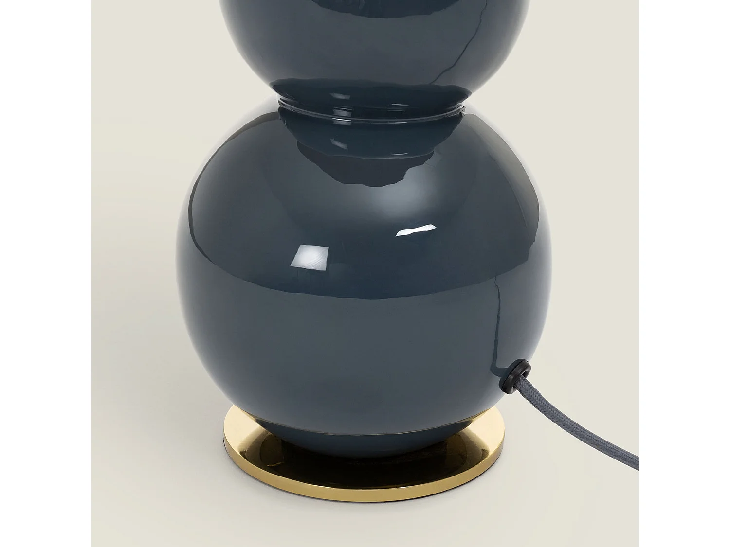 Lámpara de Mesa Metal Onkar Azul