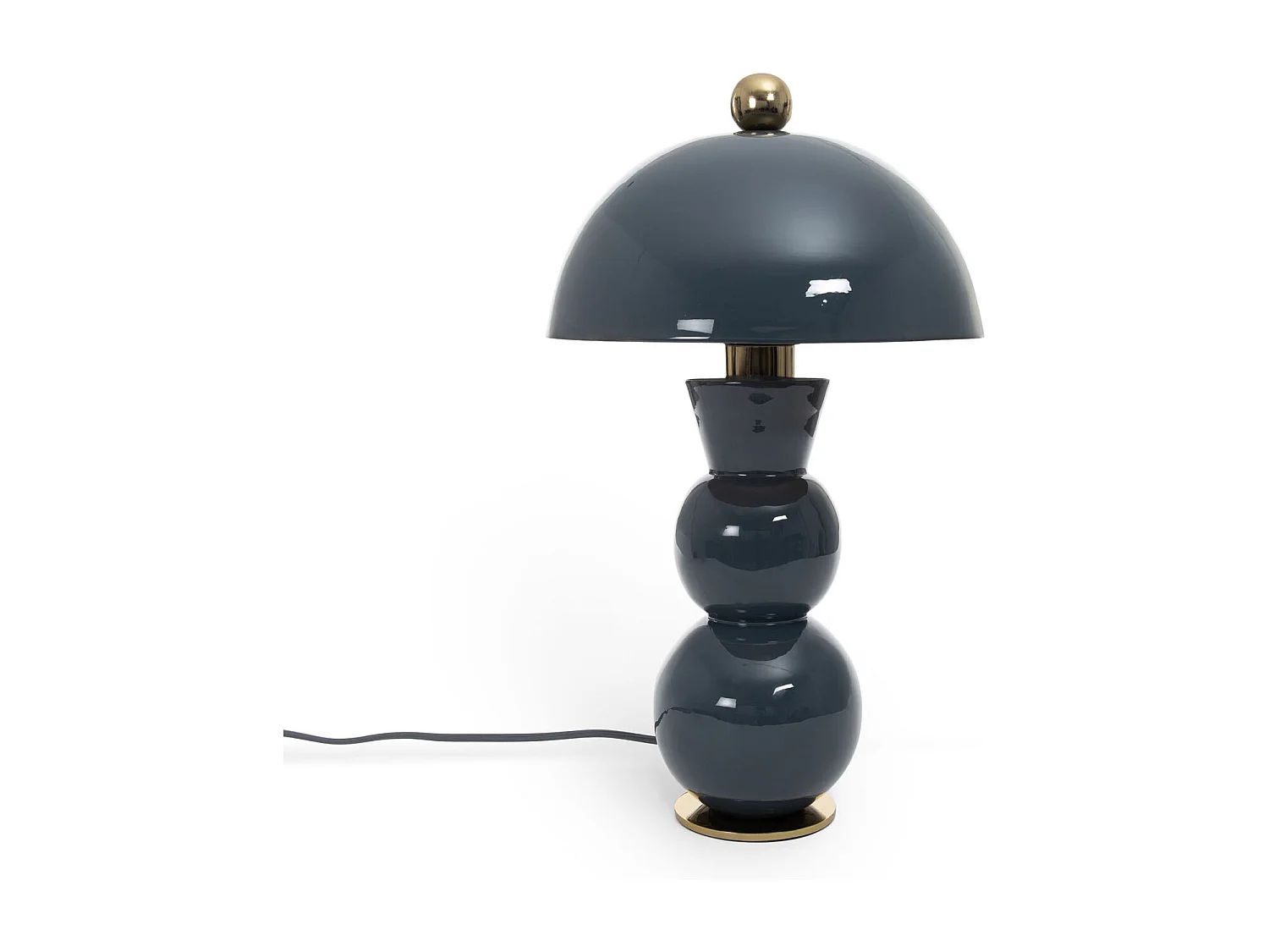 Lampada da Tavolo Metallo Onkar Azzurro