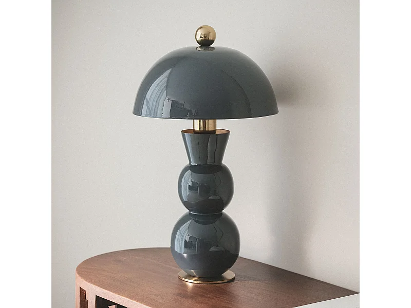 Lampe à Poser Métal Onkar Bleu