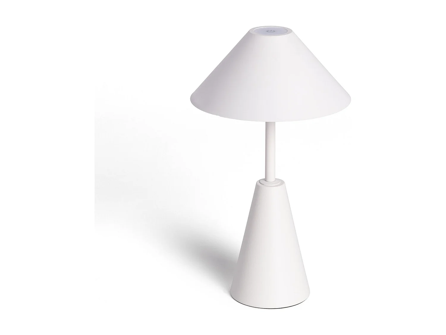 Lampada da Tavolo LED Portatile 3W per Esterni Metallo con Batteria Ricaricabile Chamle Bianco