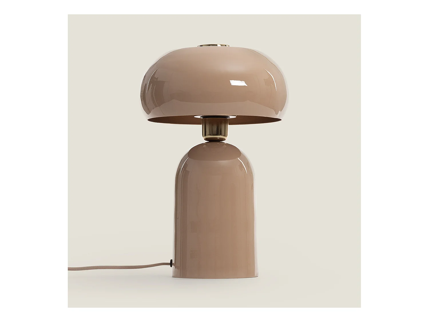 Lampe à Poser Métal Dhanuk Beige