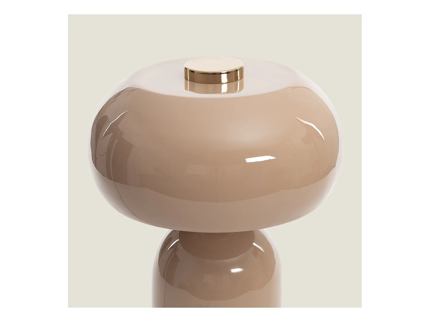 Lampe à Poser Métal Dhanuk Beige