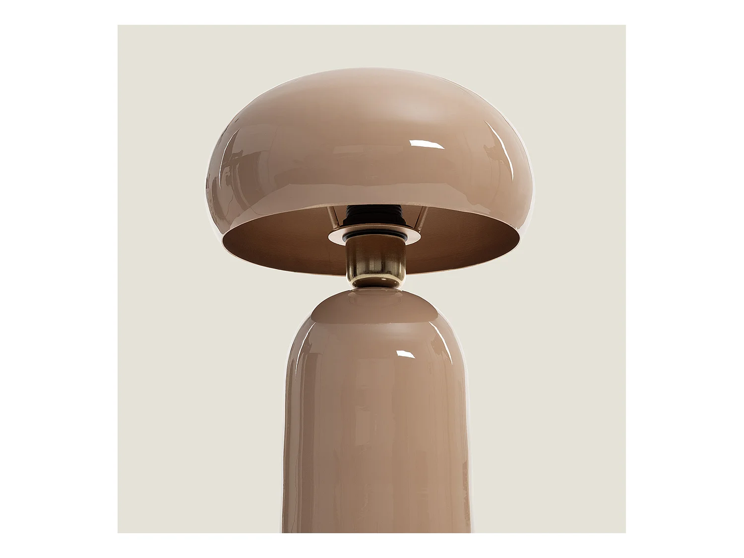 Lampe à Poser Métal Dhanuk Beige