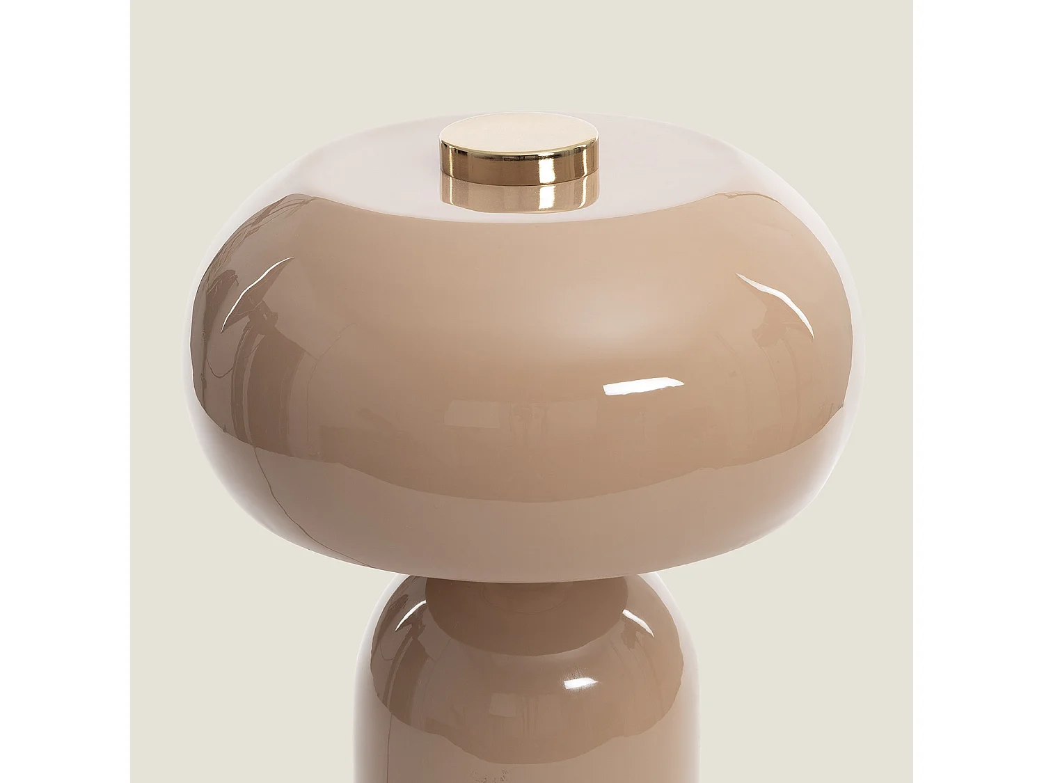 Lampe à Poser Métal Dhanuk Beige