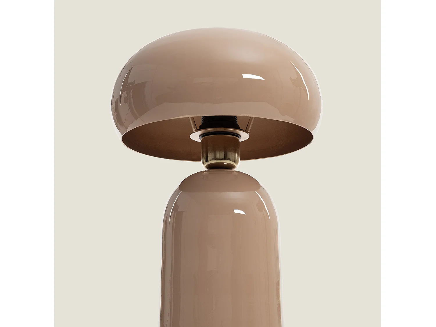 Lampe à Poser Métal Dhanuk Beige