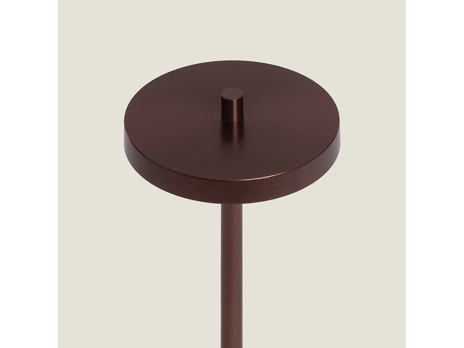Lampada da Tavolo LED Portatile per Esterni Metallo con Batteria USB Ricaricabile Jawania Bronzo