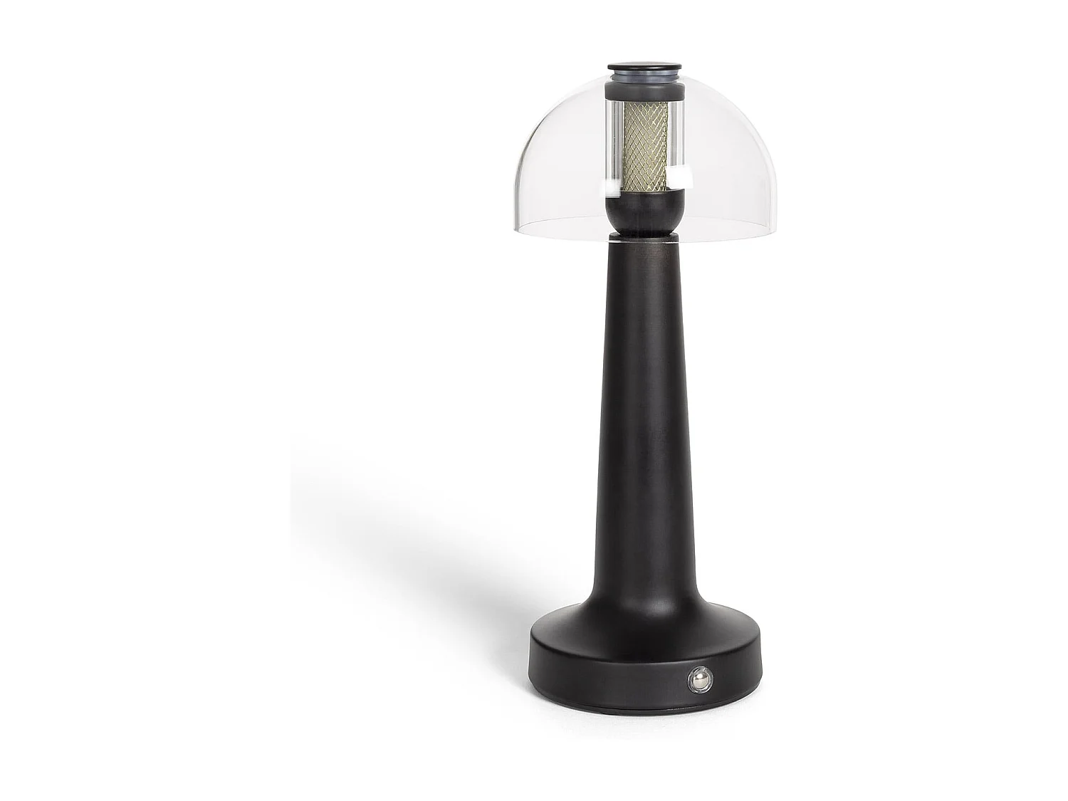 Lámpara de Mesa LED Metal Portátil con Batería USB Recargable Luliu Orsha Negro