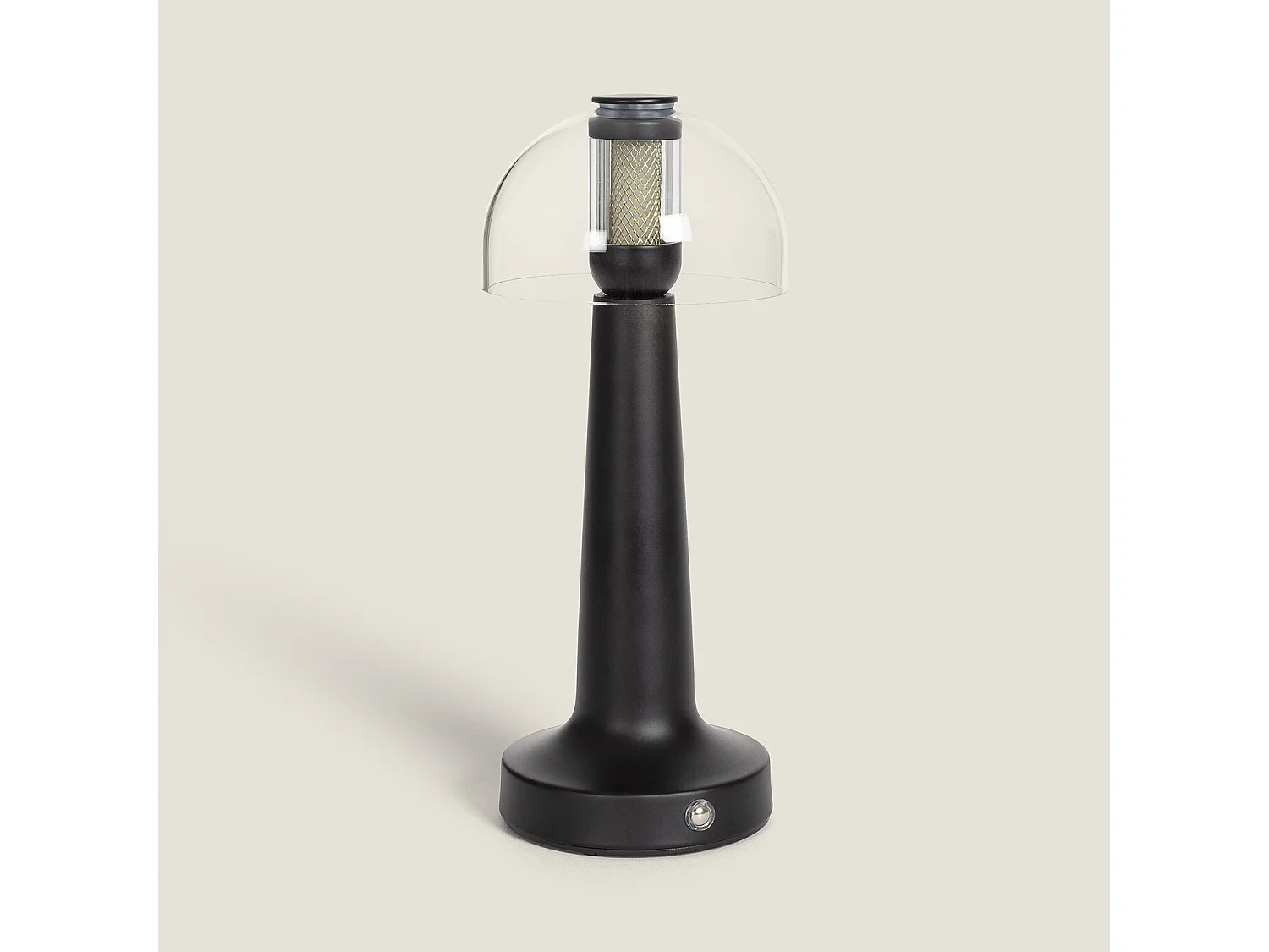 Lámpara de Mesa LED Metal Portátil con Batería USB Recargable Luliu Orsha Negro