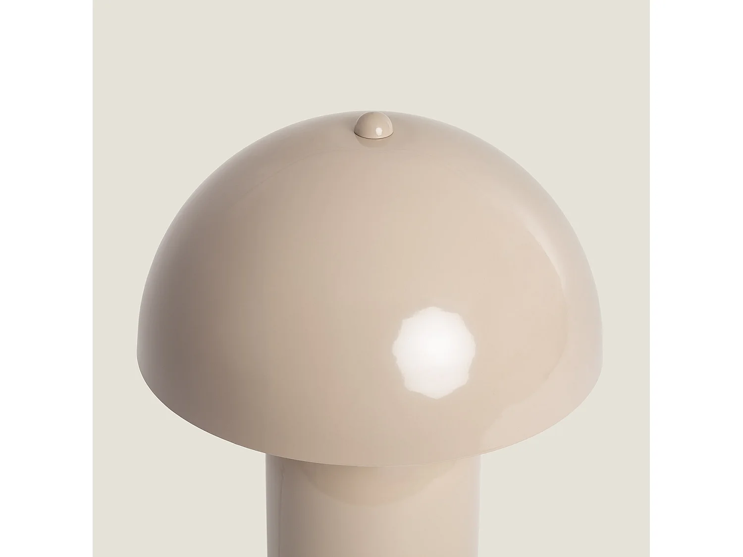 Lampe à Poser Métal Slink Beige