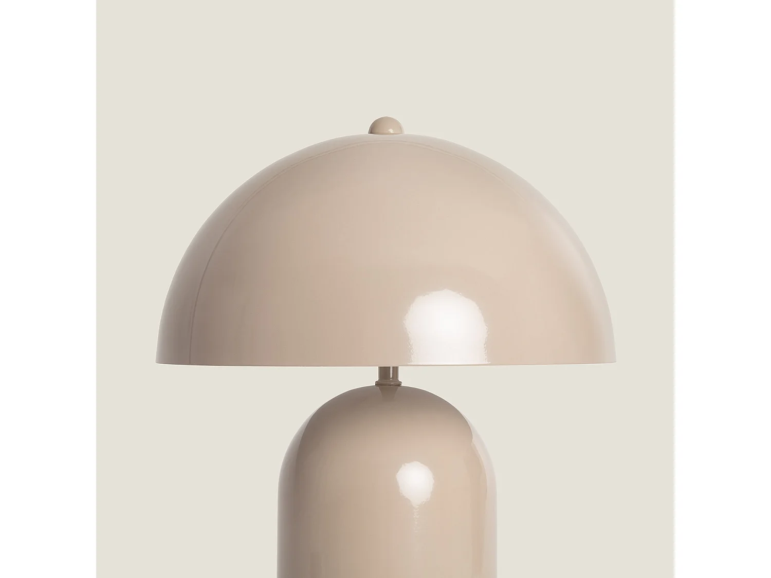 Lampe à Poser Métal Slink Beige