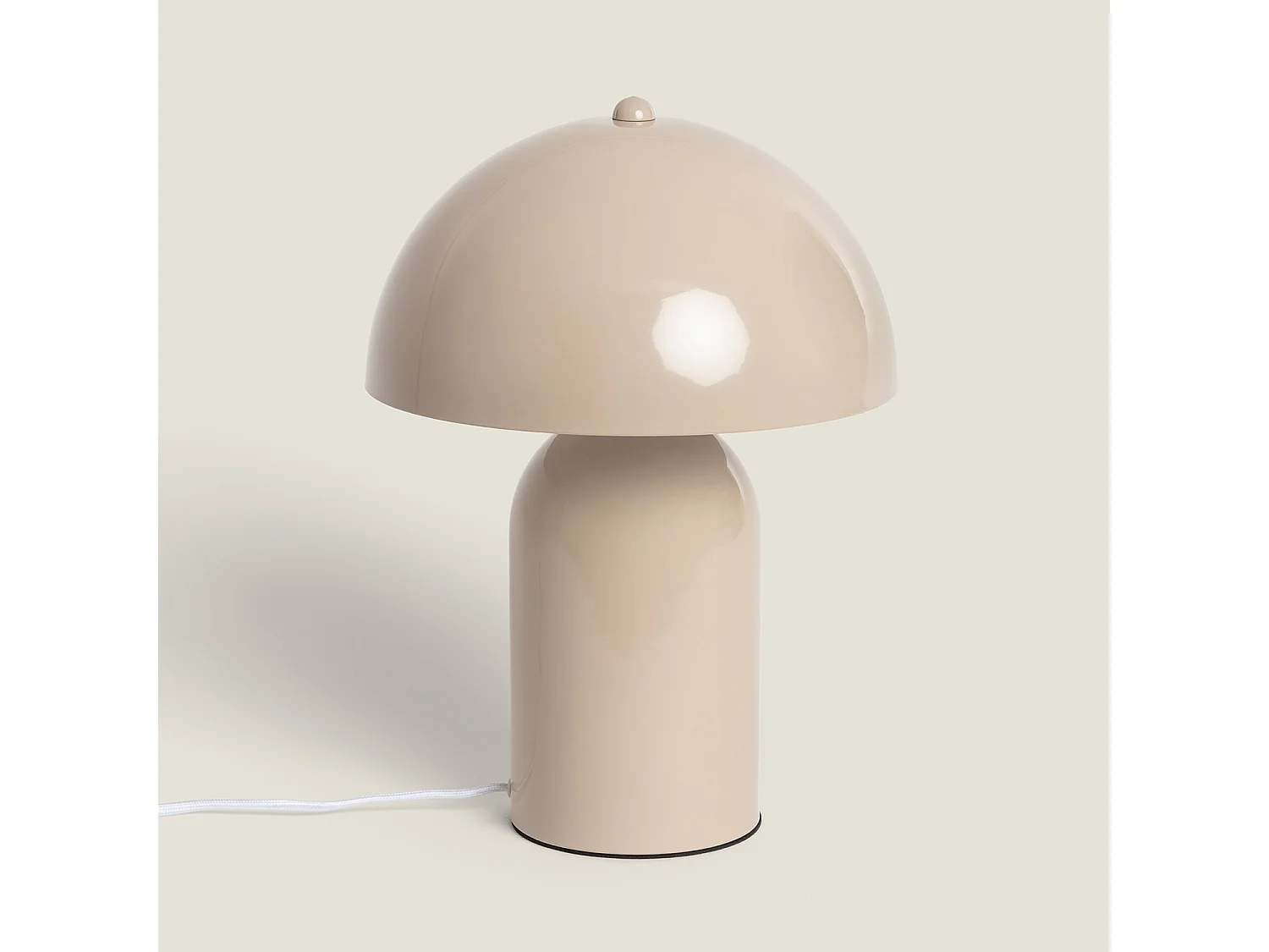 Lampe à Poser Métal Slink Beige