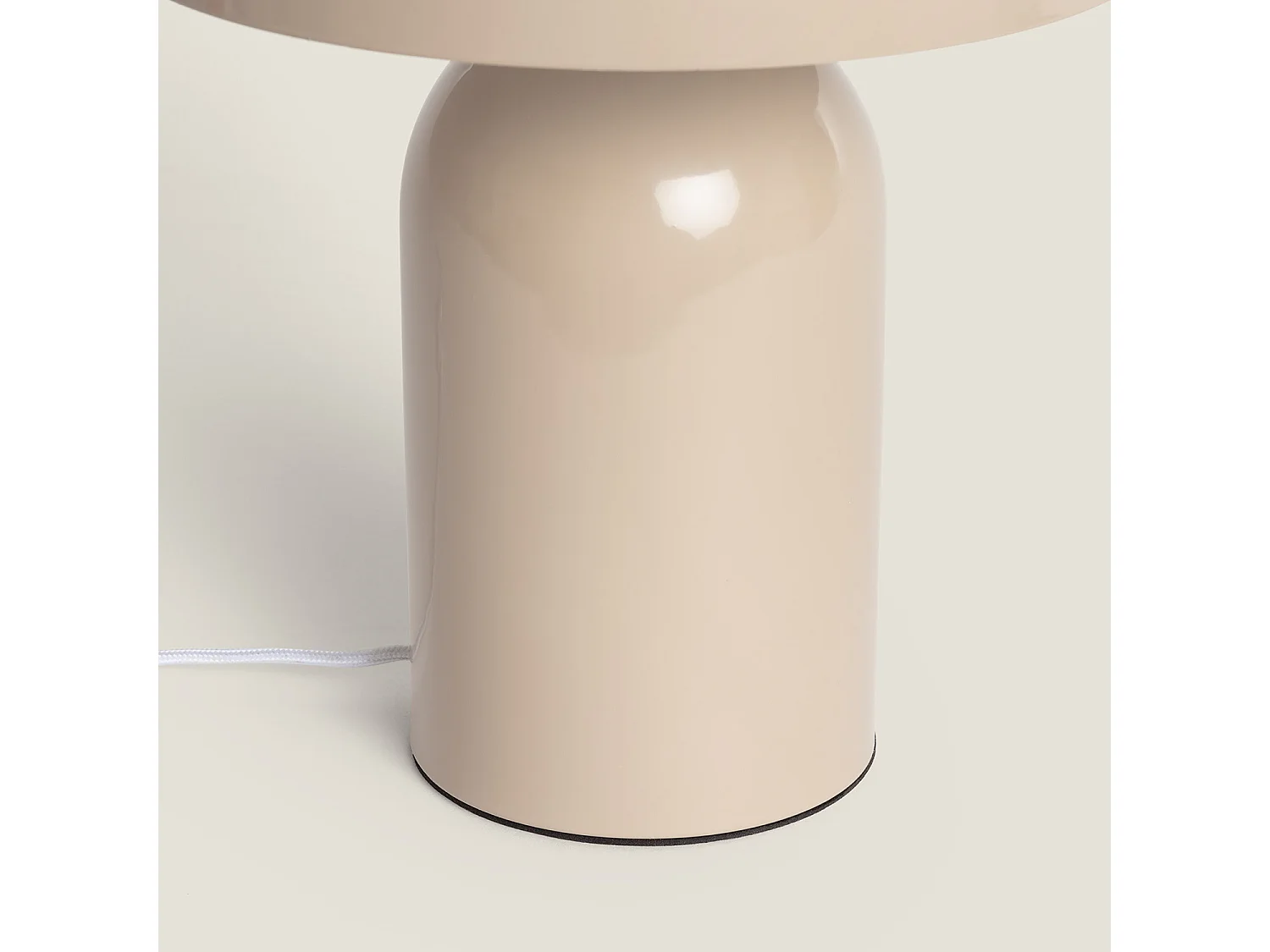 Lampe à Poser Métal Slink Beige