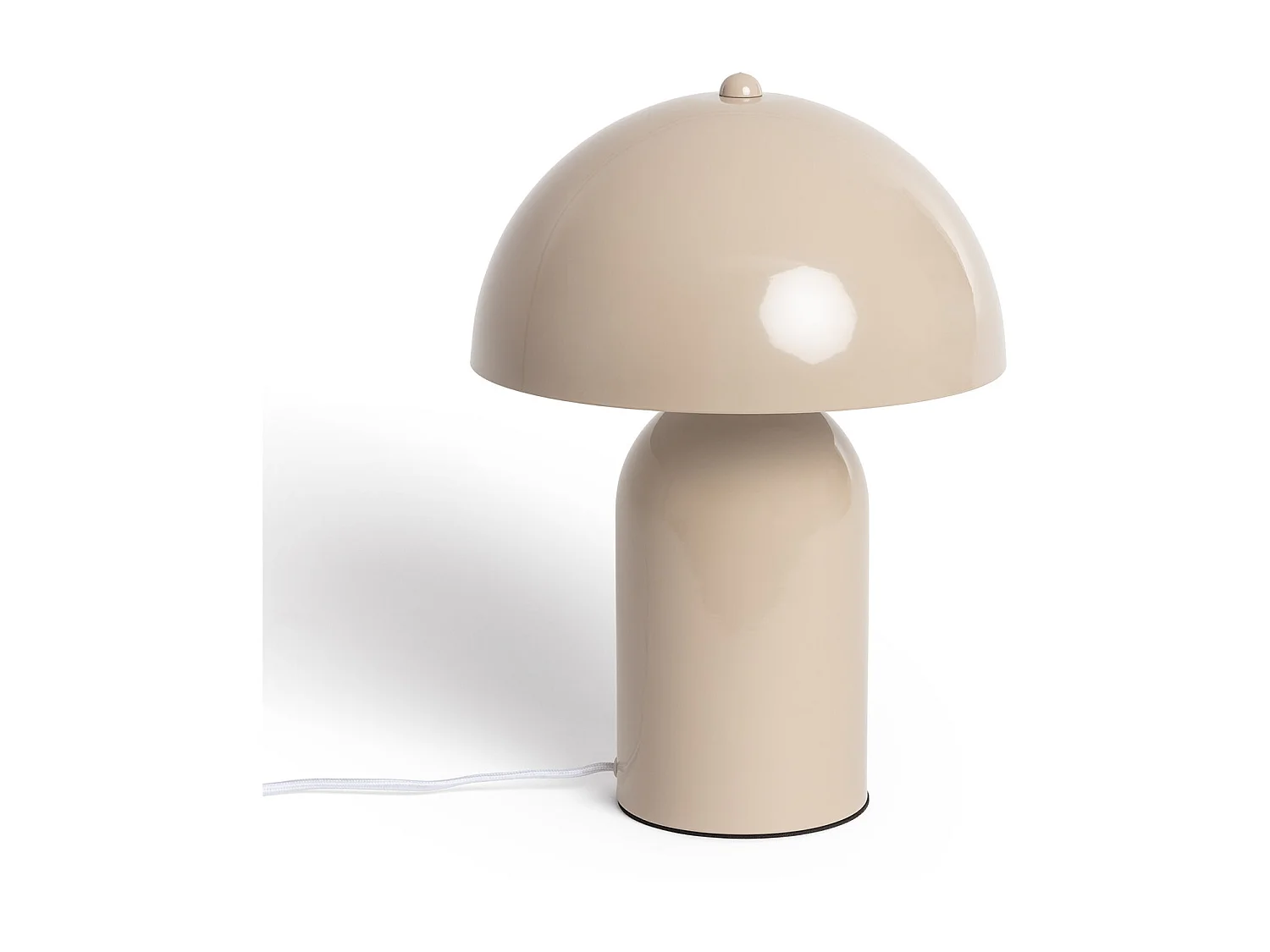 Lampe à Poser Métal Slink Beige