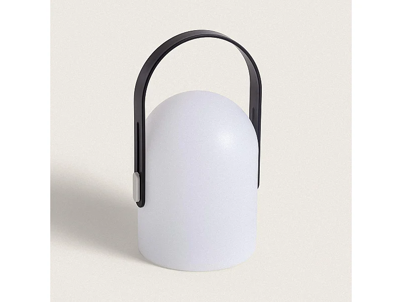 Lampada da Tavolo LED 3W Portatile con Batteria USB Ricaricabile Akira Nero