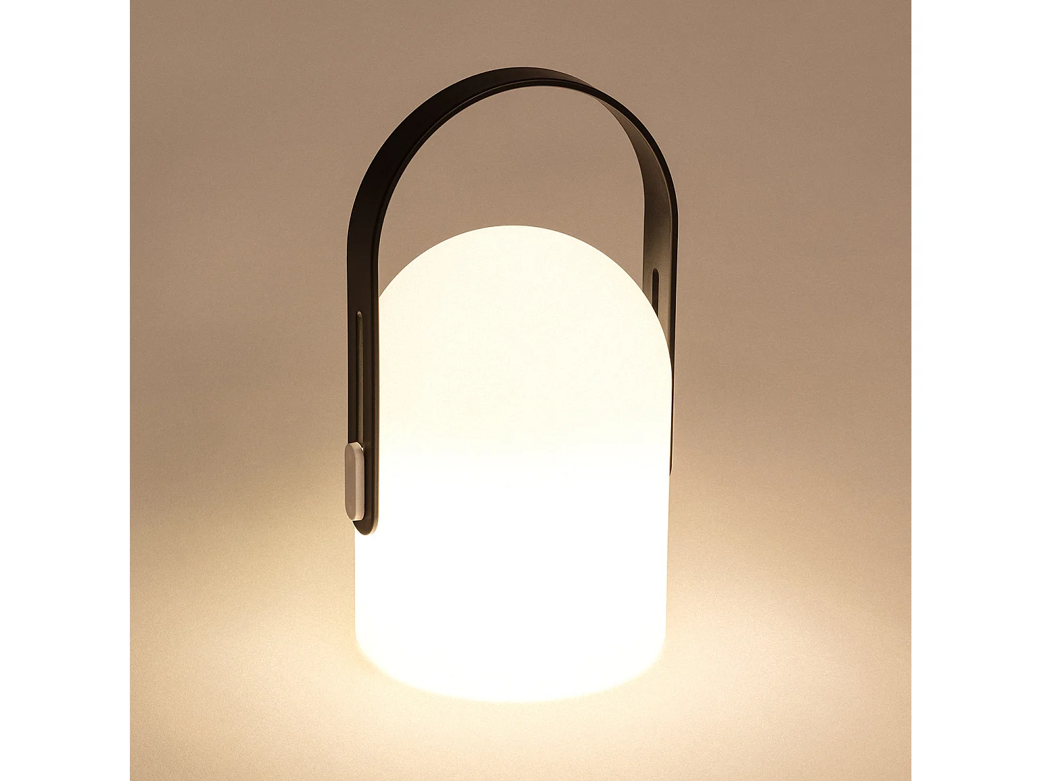 Lampada da Tavolo LED 3W Portatile con Batteria USB Ricaricabile Akira Nero