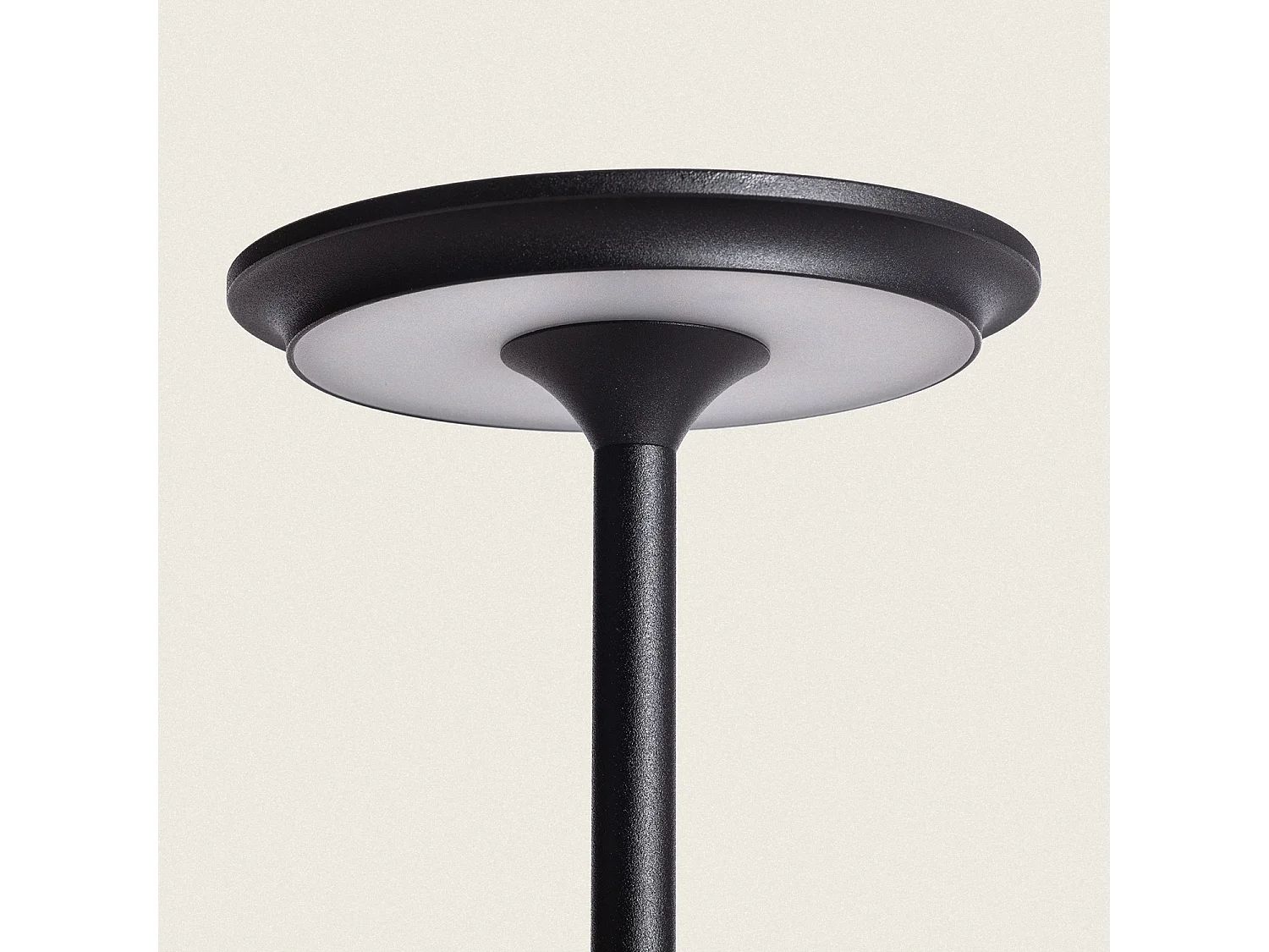 Lampe à Poser LED Portable avec Batterie USB Rechargeable Métal Astrid Noir