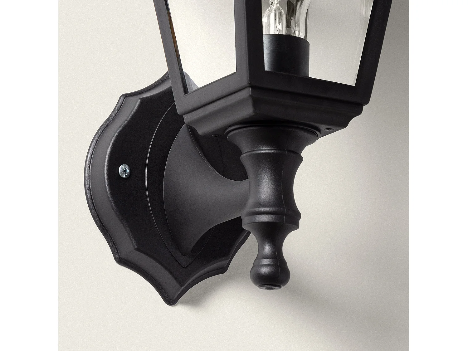 Lampe Murale Extérieure Sennen Noire Noir