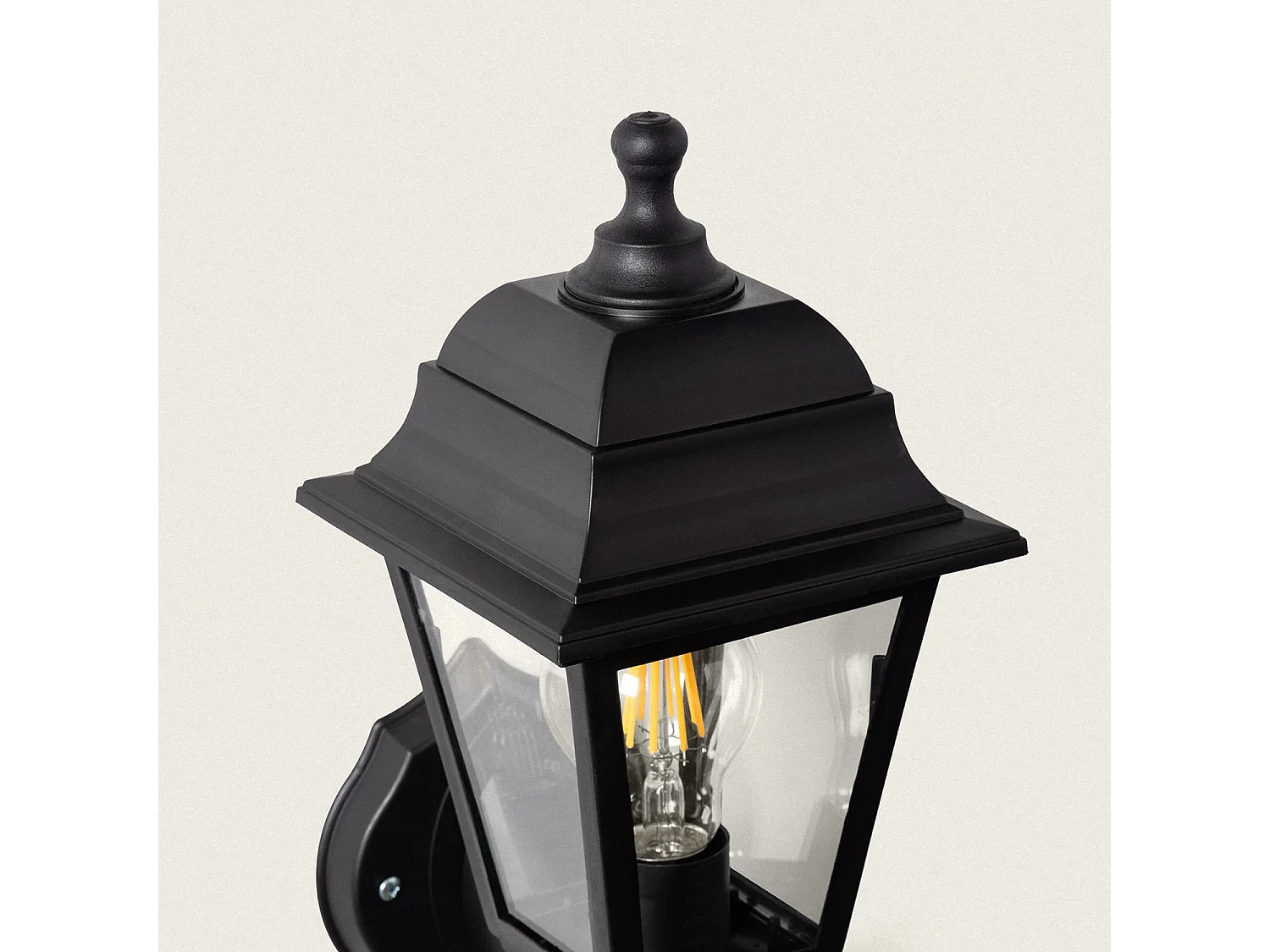 Lampe Murale Extérieure Sennen Noire Noir