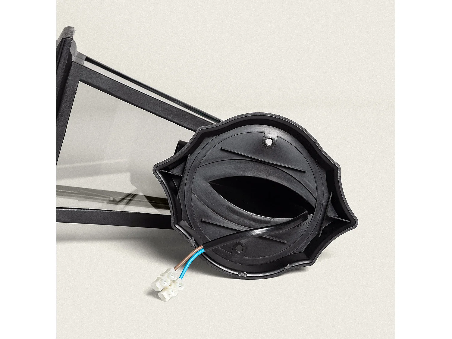 Lampe Murale Extérieure Sennen Noire Noir