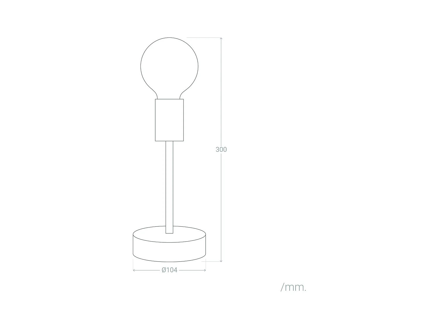 Lampe à Poser LED Portable Métal Zoe Doré