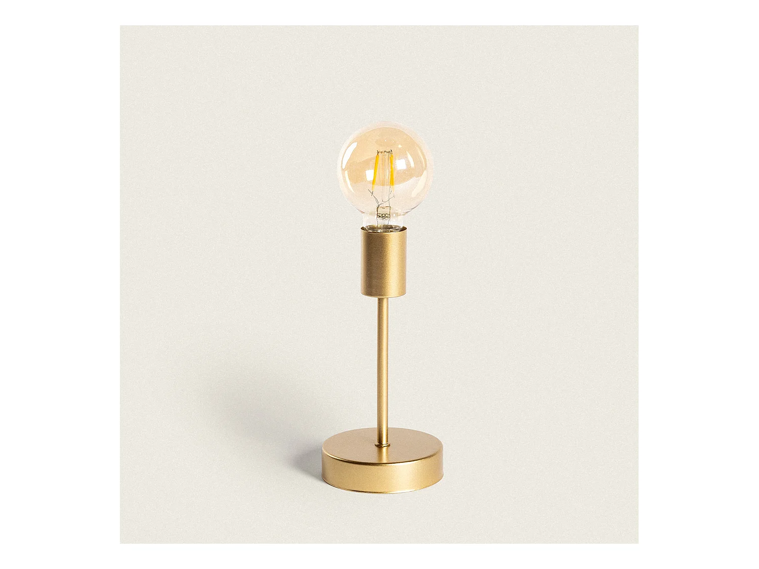 Lampe à Poser LED Portable Métal Zoe Doré