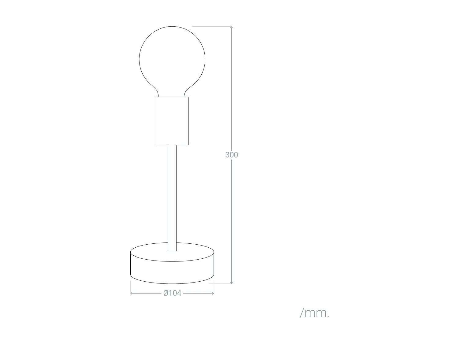 Lampe à Poser LED Portable Métal Zoe Doré